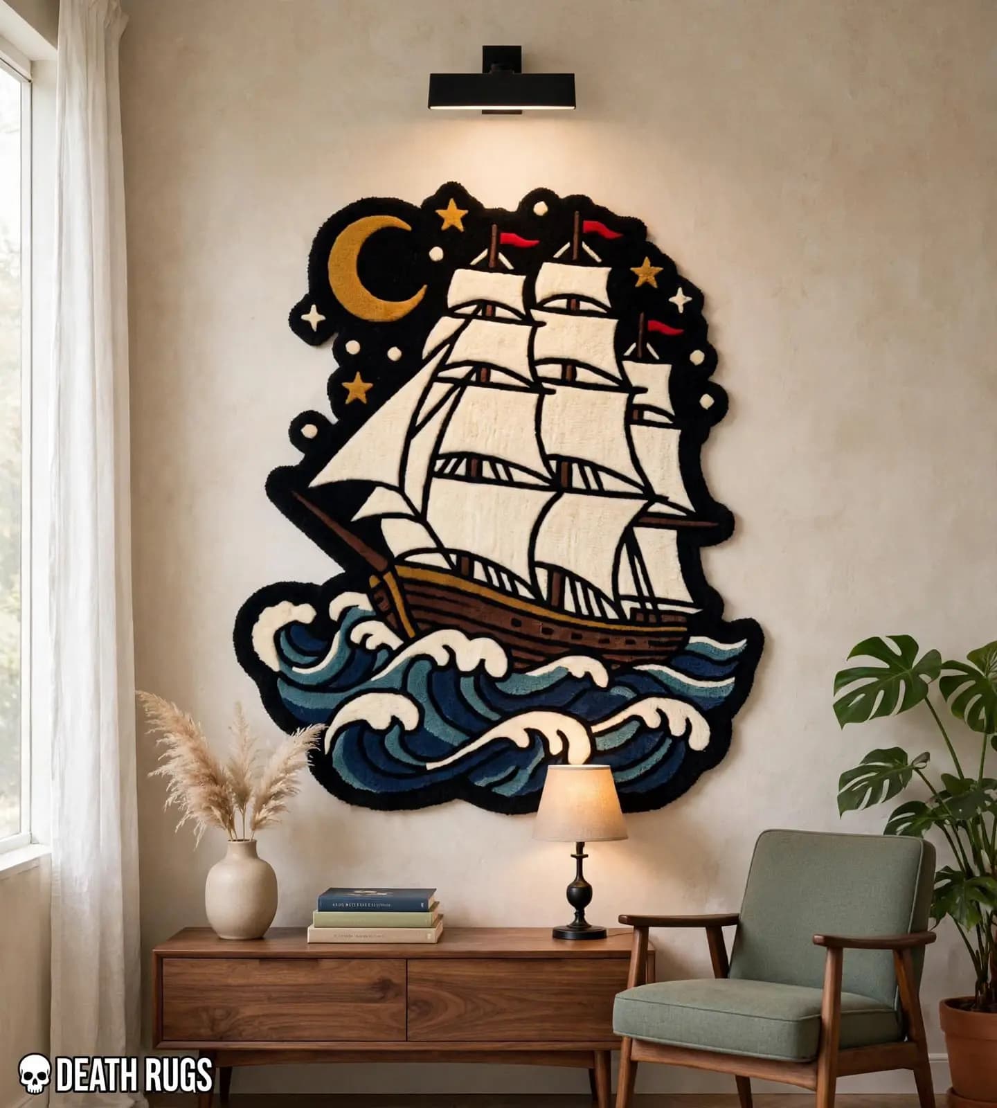 Midnight Clipper Ship Rugs thumbnail 6