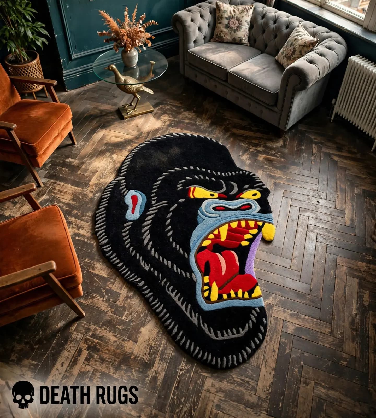 Roaring Gorilla Rugs thumbnail 5
