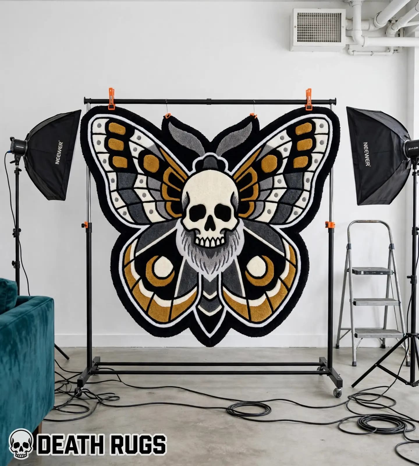 Death Head Moth Rugs thumbnail 4