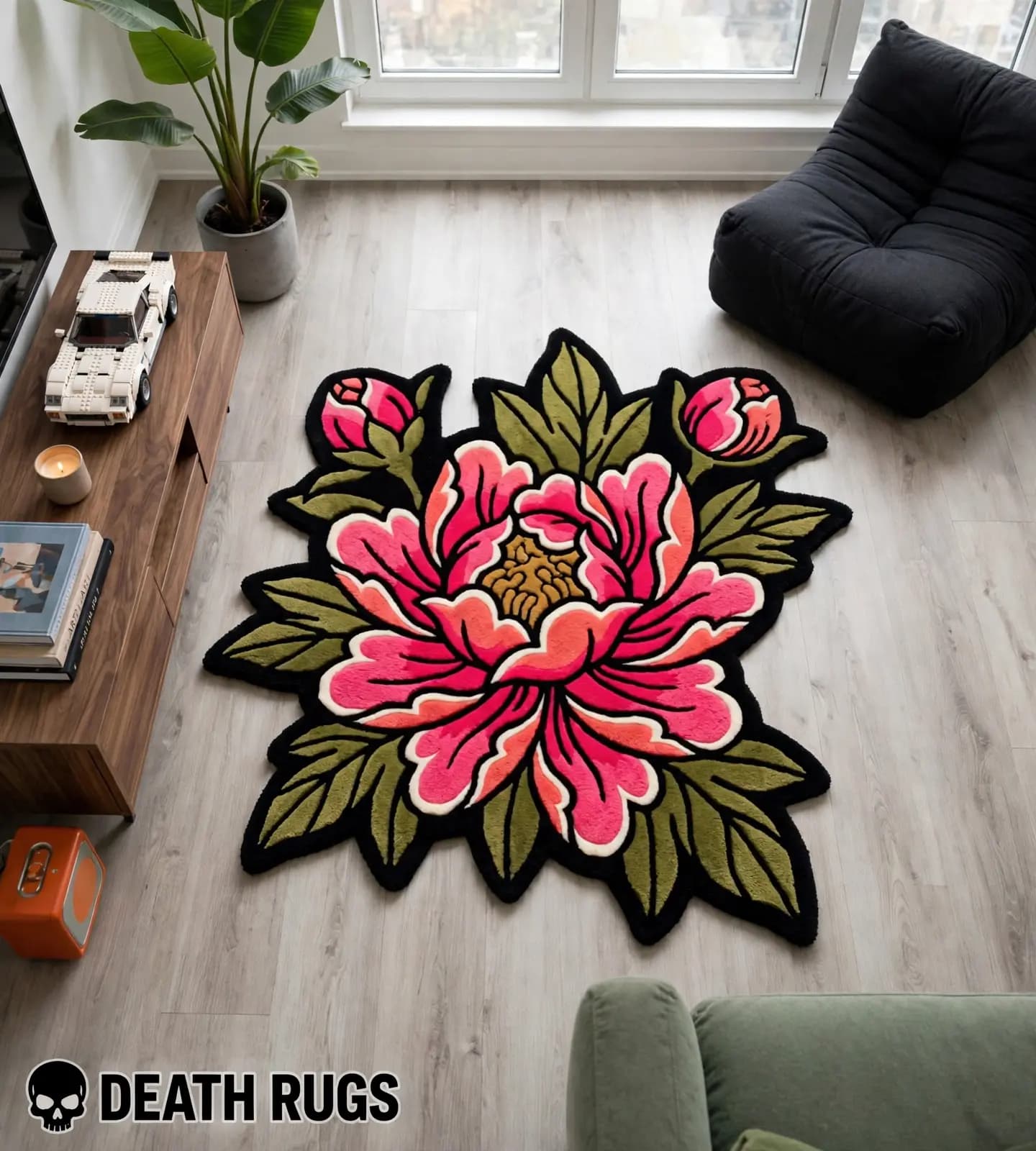 Japanese Peony Blossom Rugs alternate