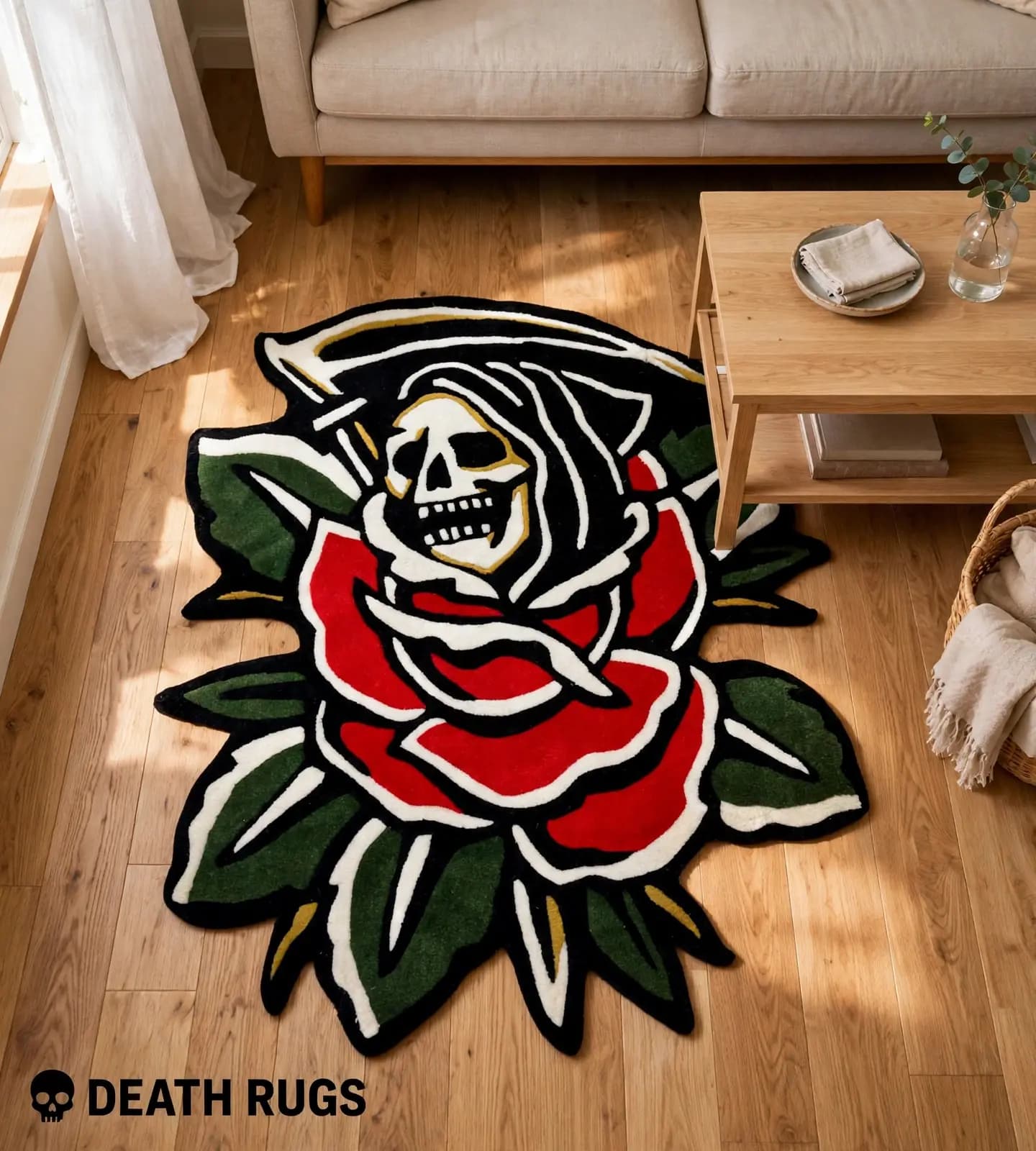 Reaper's Crimson Rose Rugs thumbnail 8