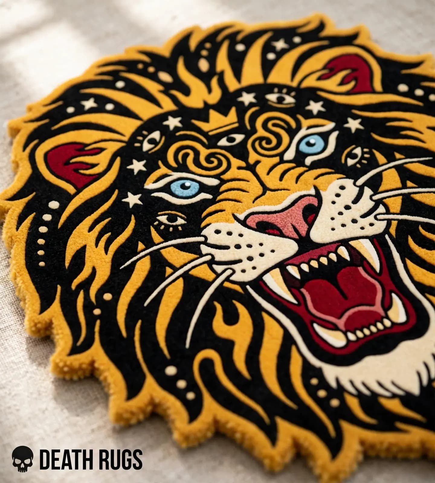 Golden Mane Mystic Lion Rugs alternate
