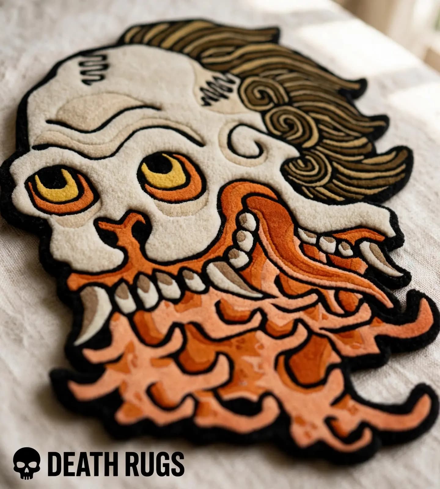 Rotting Skull Beard Rugs alternate