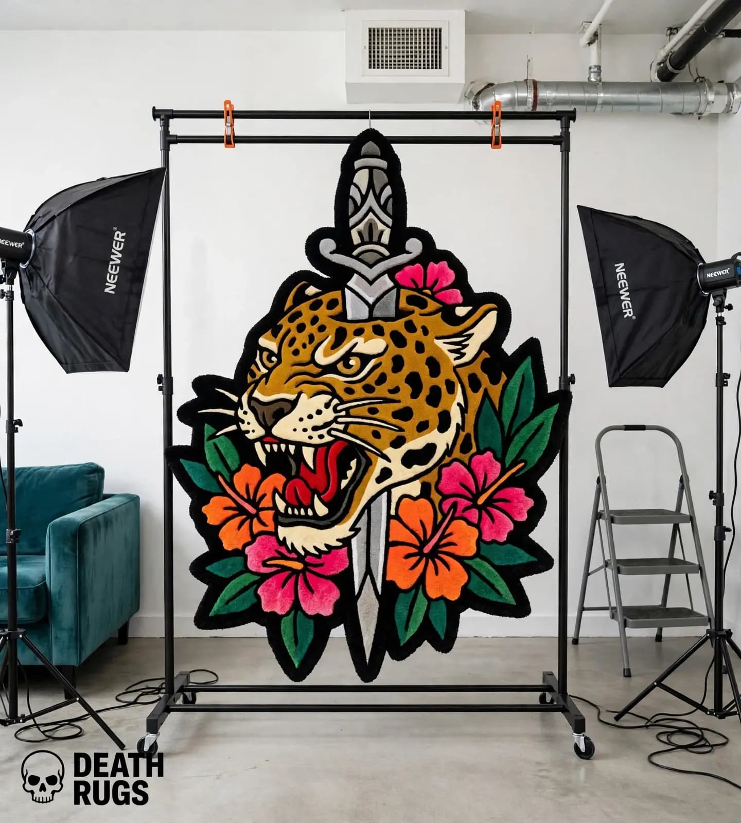 Jaguar and Dagger Rugs thumbnail 3