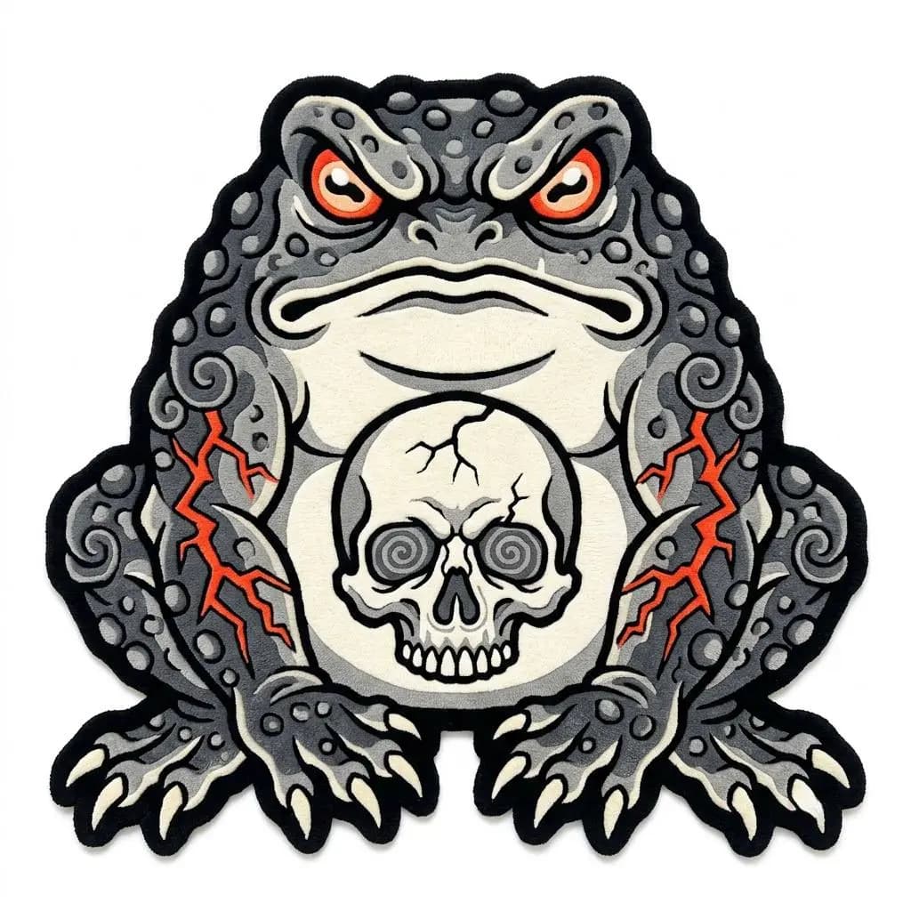Ash Skull Toad Rugs alternate