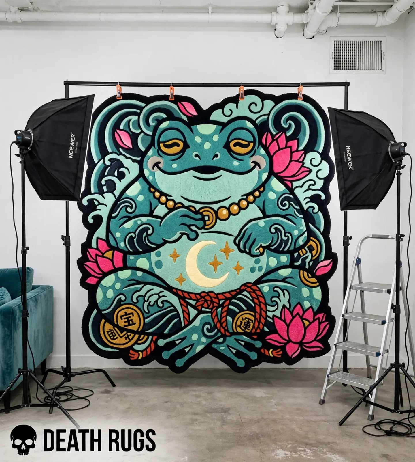 Fortune Moon Toad Rugs thumbnail 3