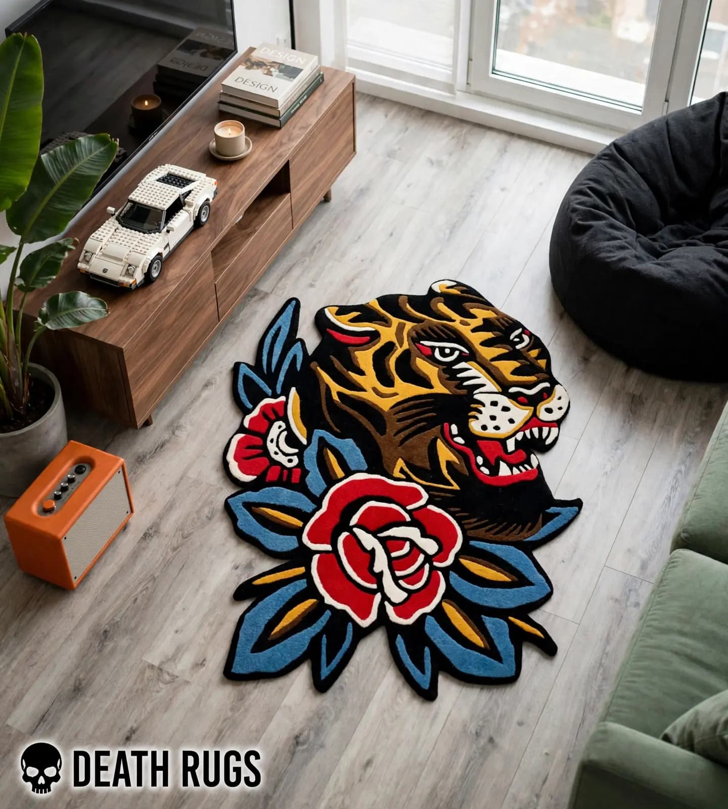 Tiger Rose Bloom Rugs thumbnail 3