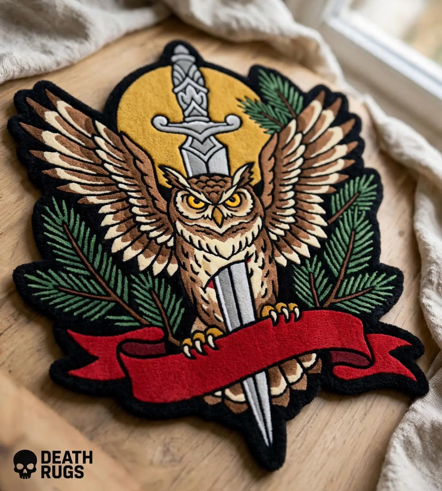 Nocturnal Owl and Dagger Rugs thumbnail 8