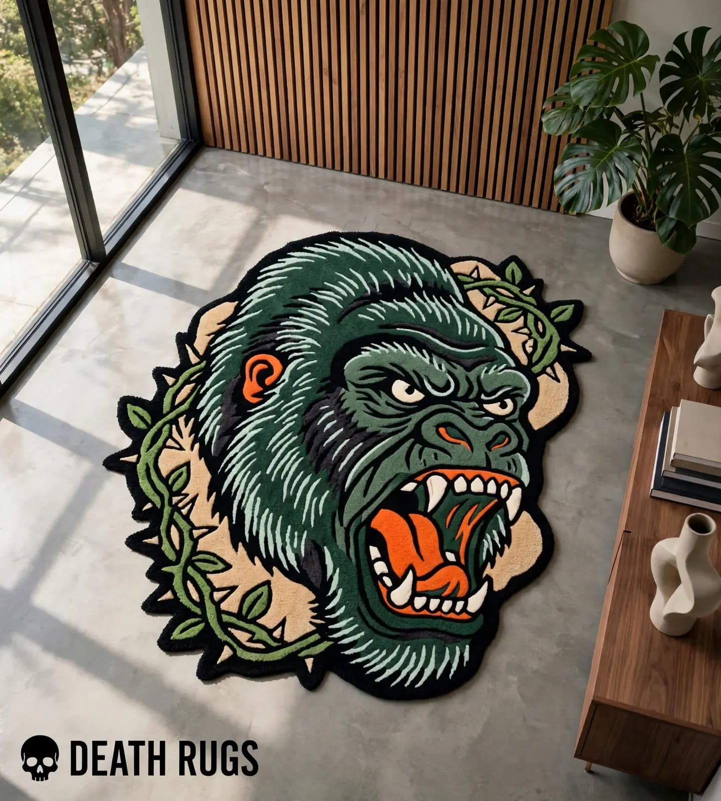 Verdant Beast Gorilla Rugs alternate