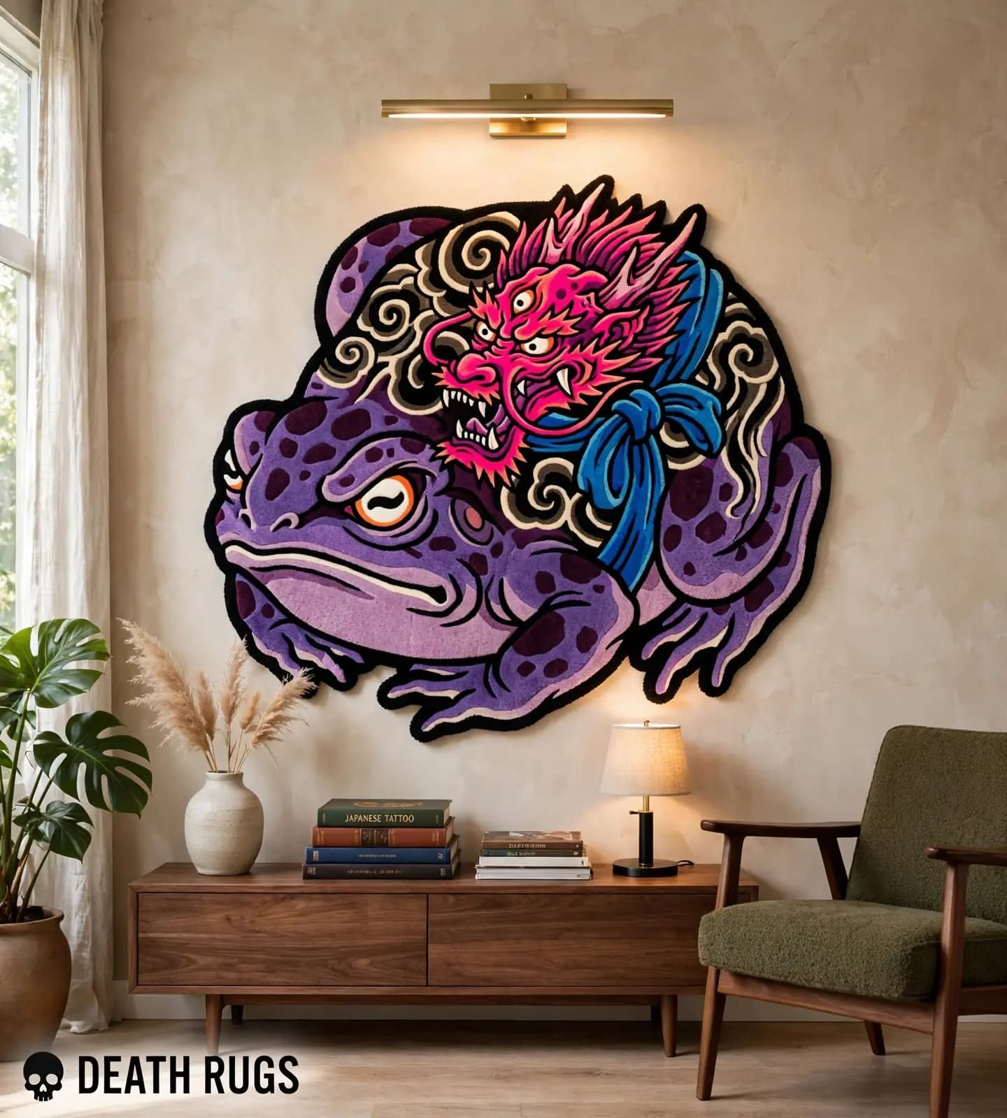 Violet Dragon Toad Rugs thumbnail 7