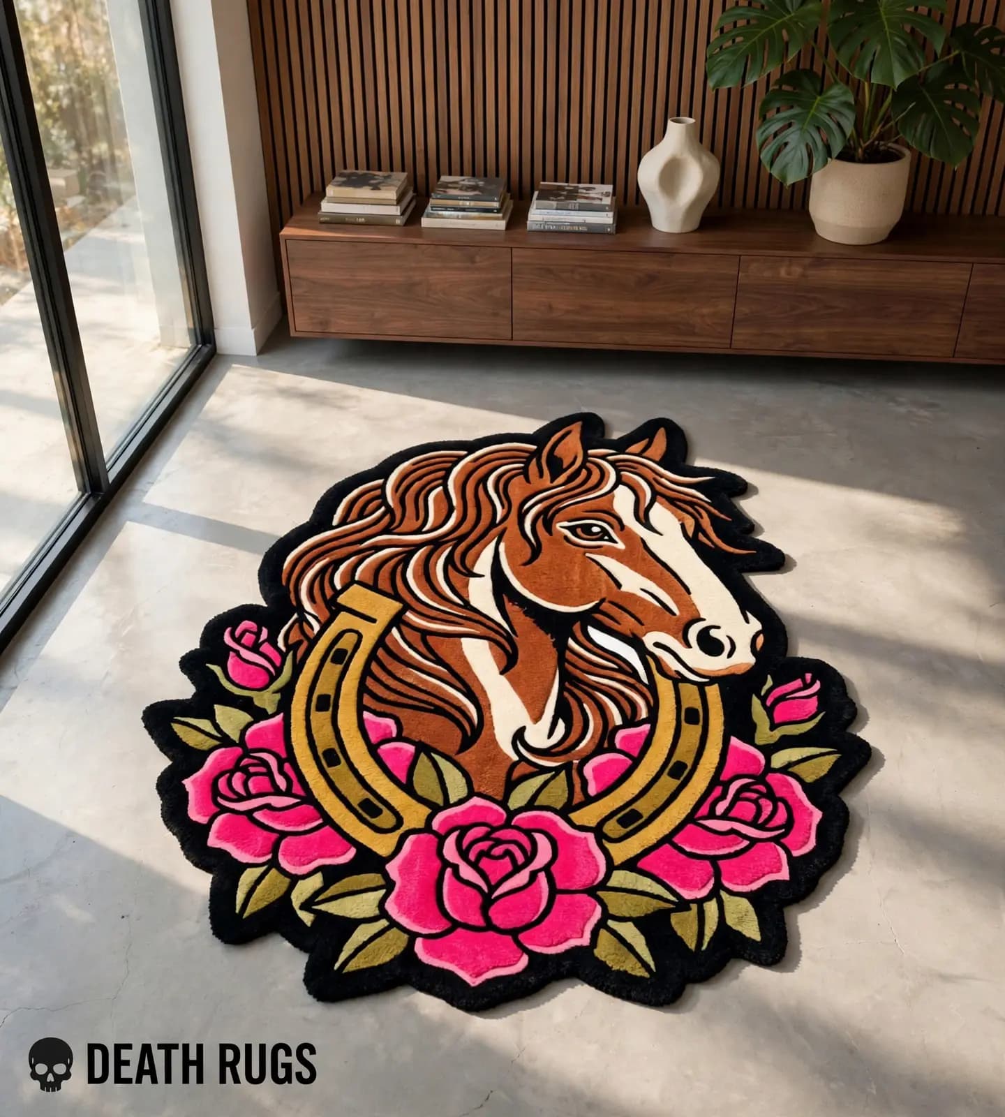 ild Stallion & Lucky Horseshoe Rugs thumbnail 5