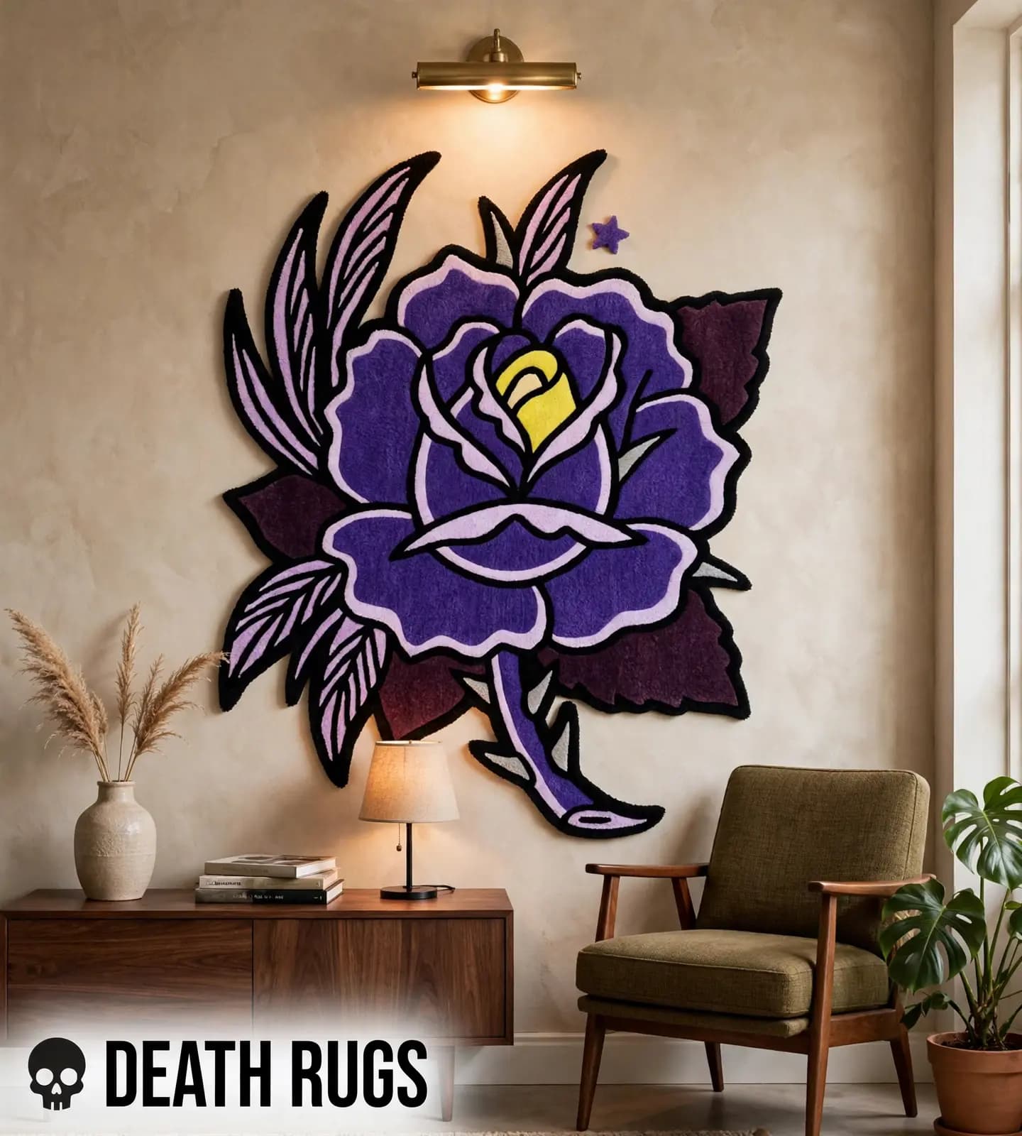 Violet Thorn Rose Rugs thumbnail 3