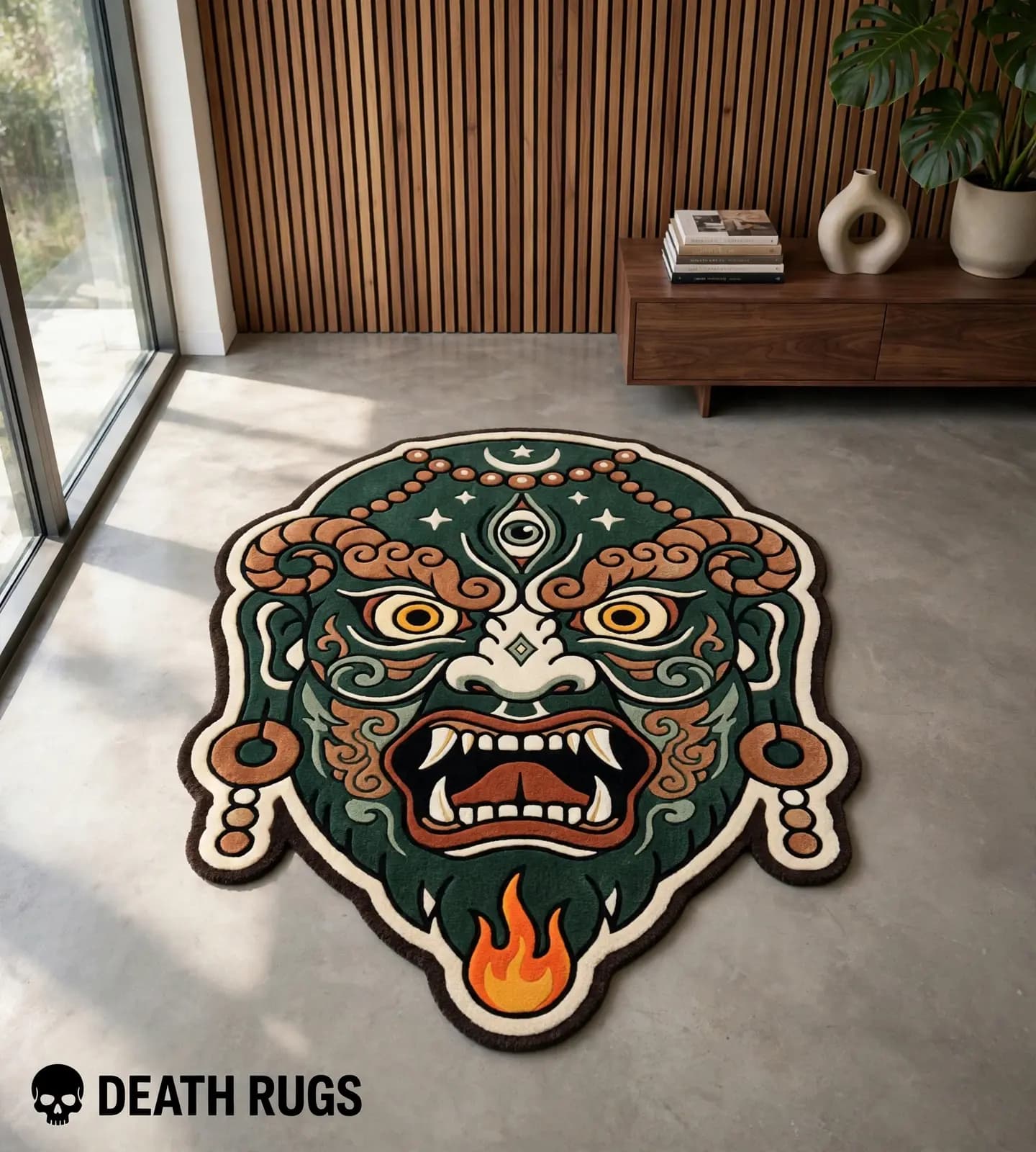 Emerald Wrath Mahakala Rugs thumbnail 3