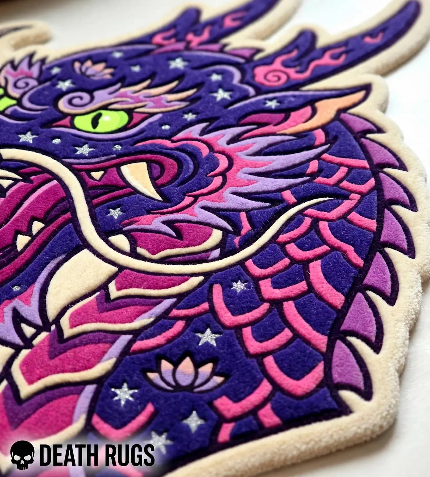 Cosmic Purple Dragon Rugs thumbnail 8