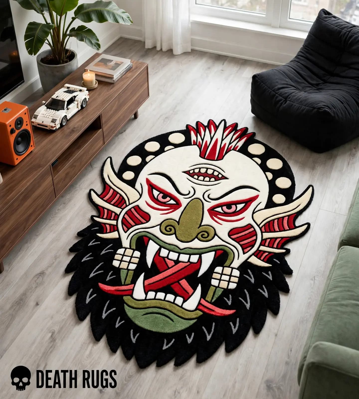 Third Eye Yōkai Mask Rugs thumbnail 4