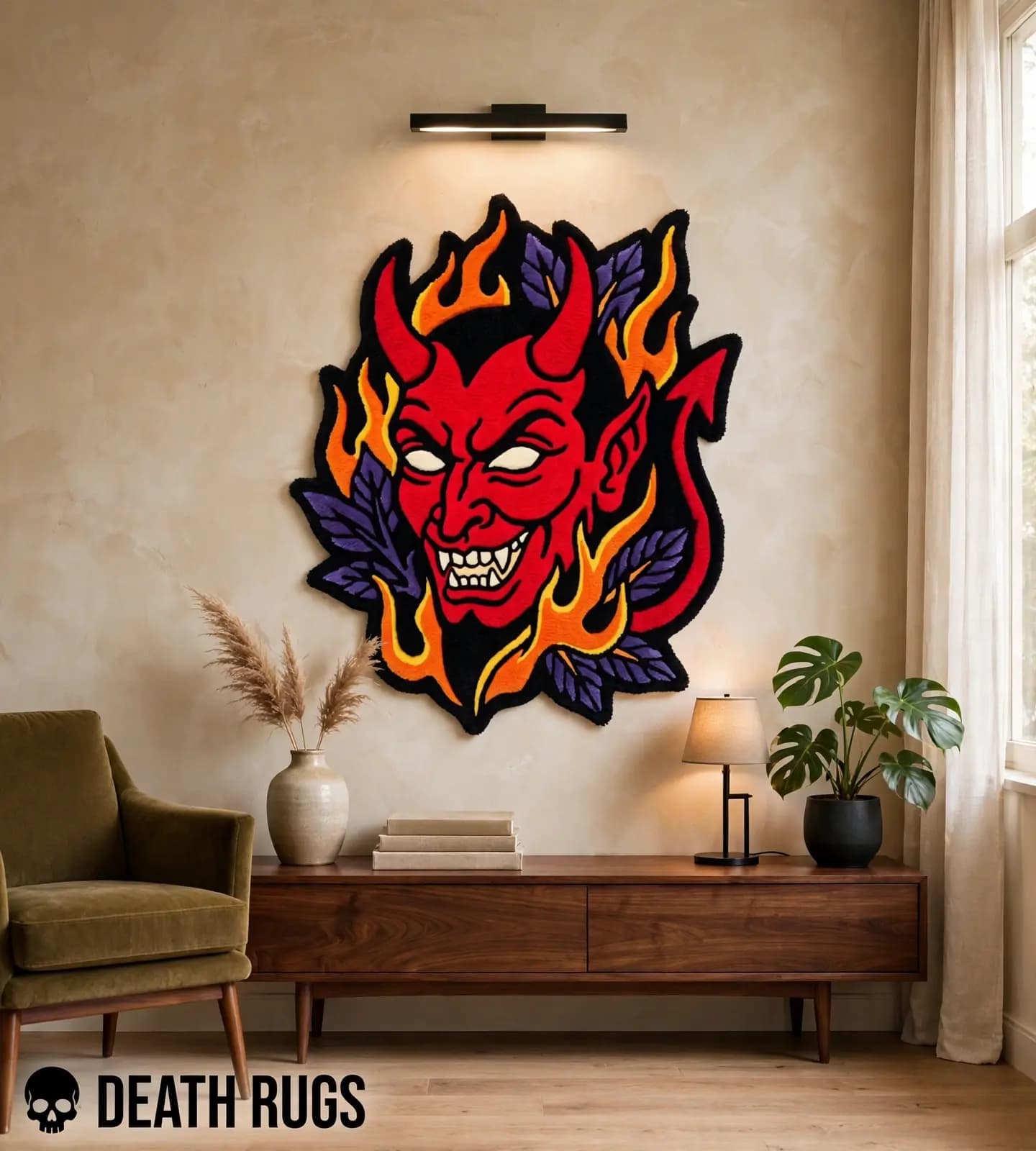 Fiery Red Devil Rugs thumbnail 6