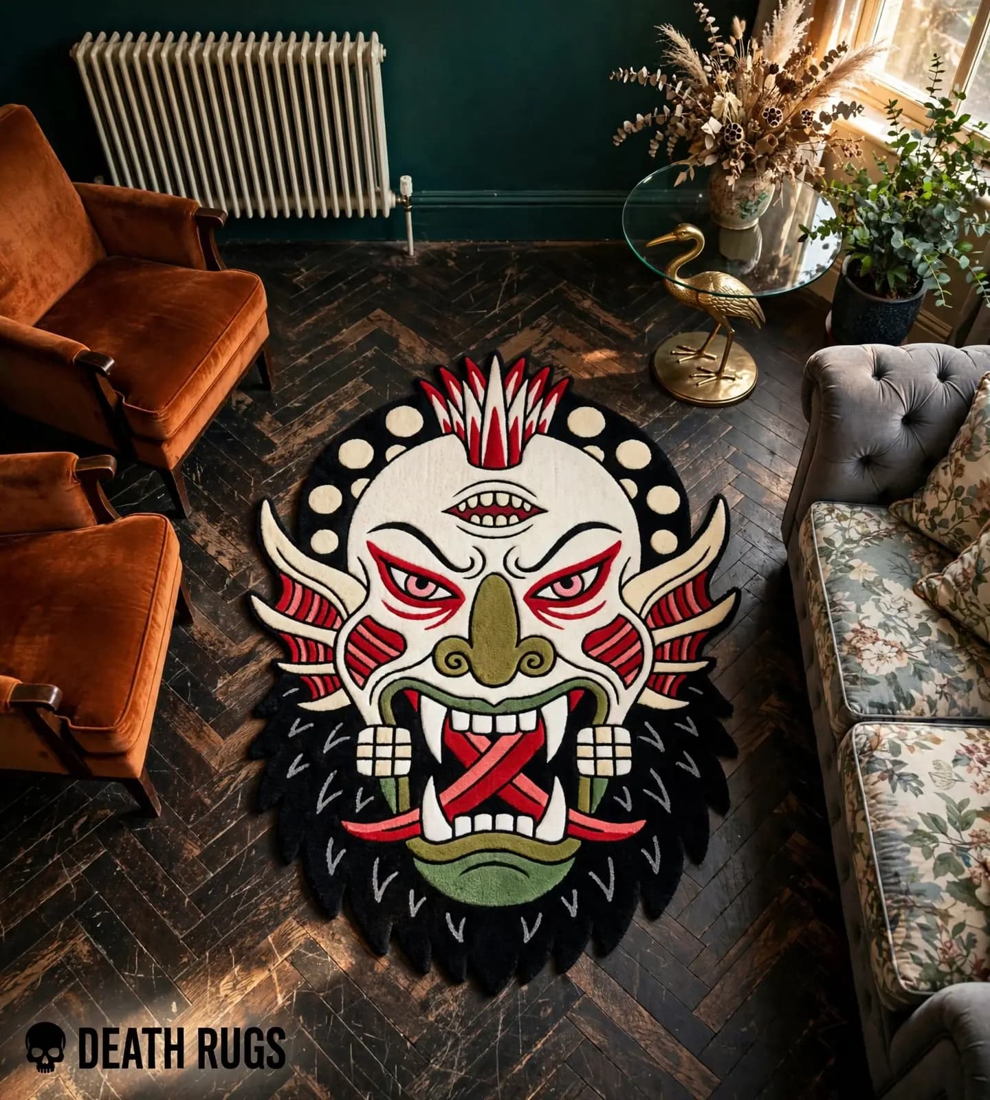 Third Eye Yōkai Mask Rugs thumbnail 6