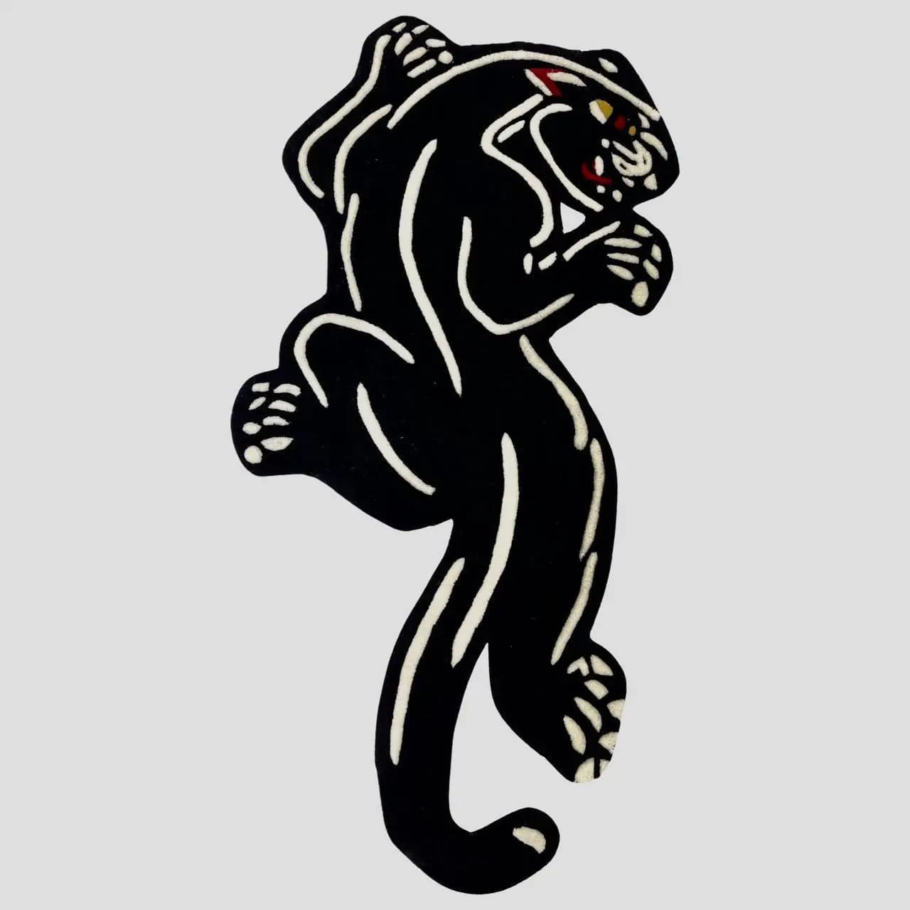 Prowling Panther Tufted Rug