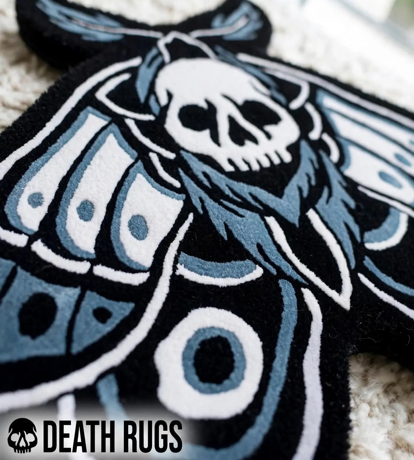 Deathshead Moth Rugs thumbnail 3