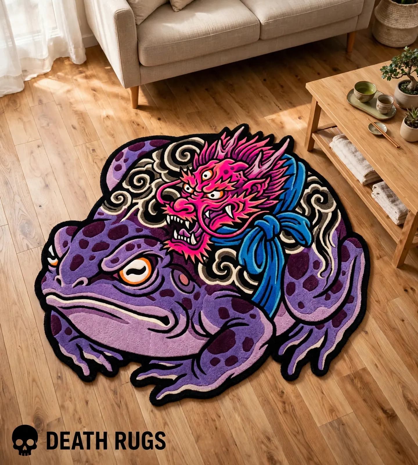 Violet Dragon Toad Rugs thumbnail 8