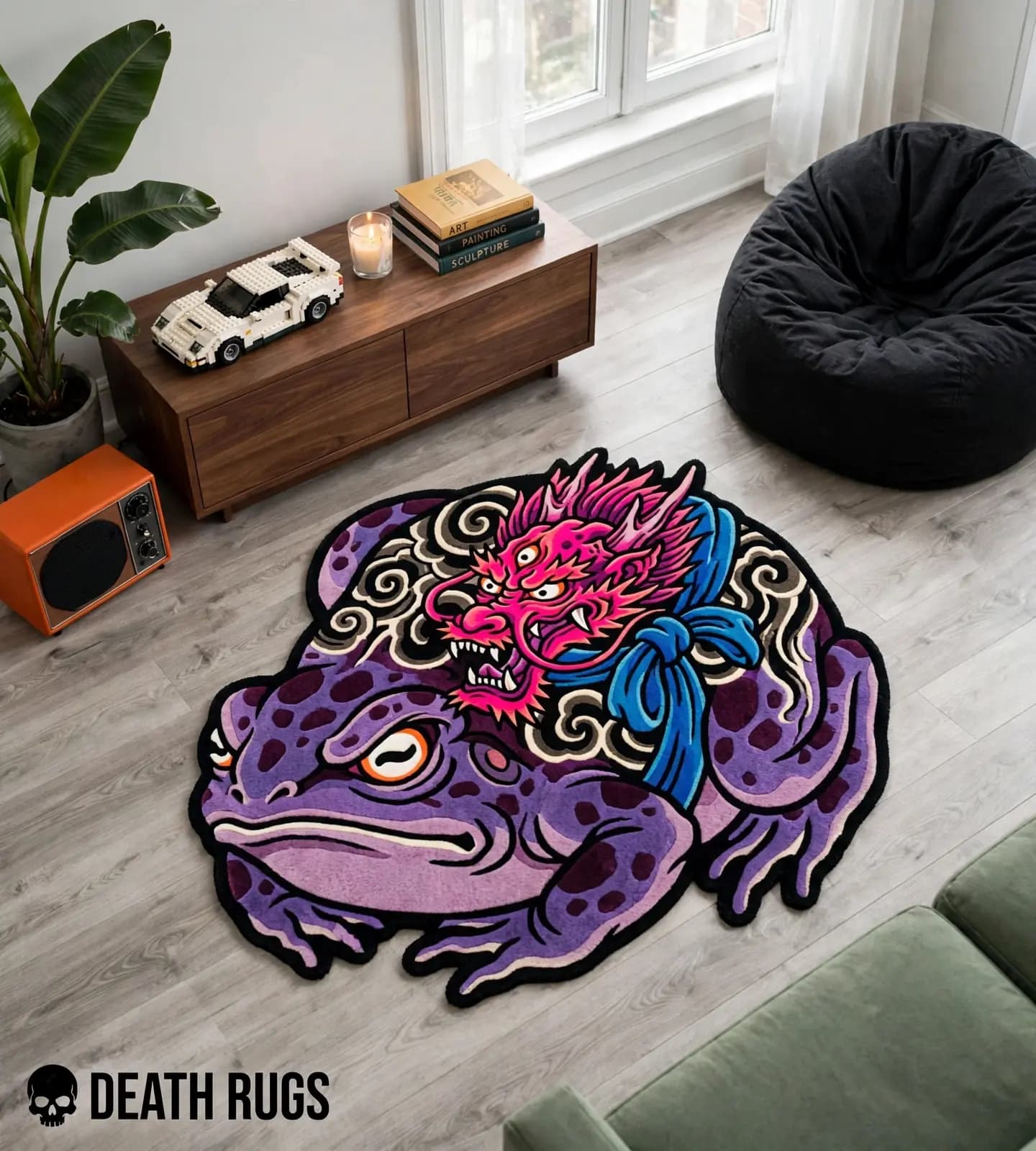 Violet Dragon Toad Rugs thumbnail 3