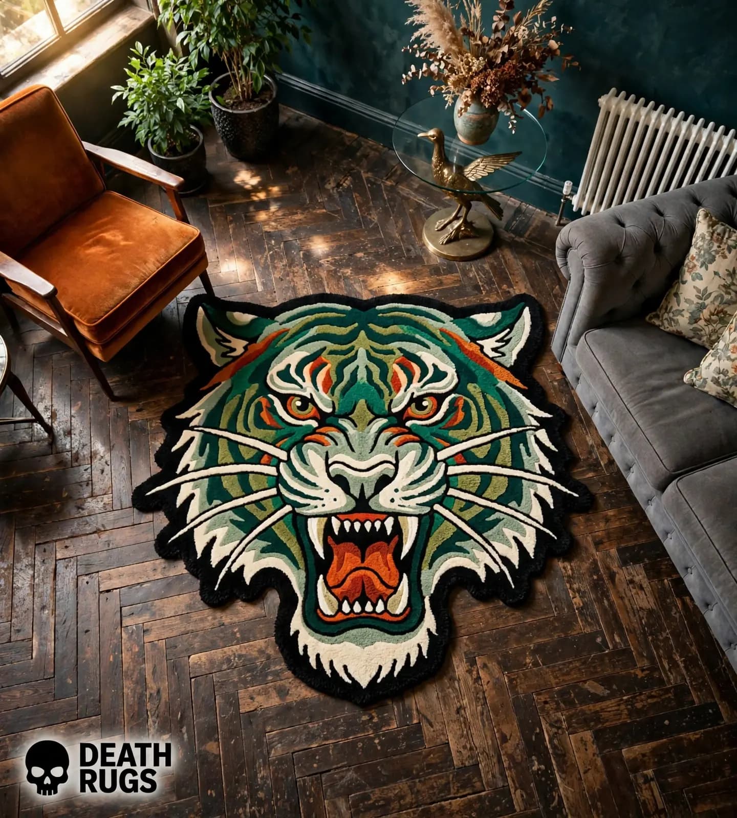 Emerald Fury Tiger Rugs thumbnail 8