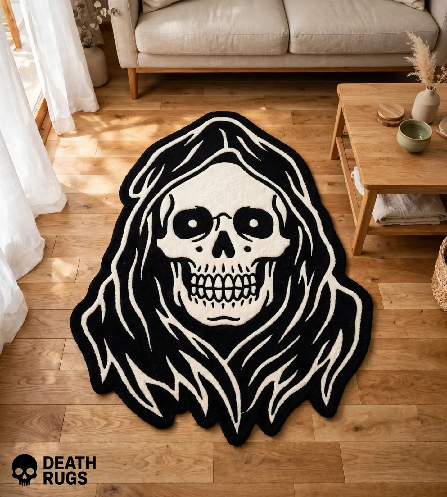 Shadowed Grim Reaper Rugs thumbnail 5