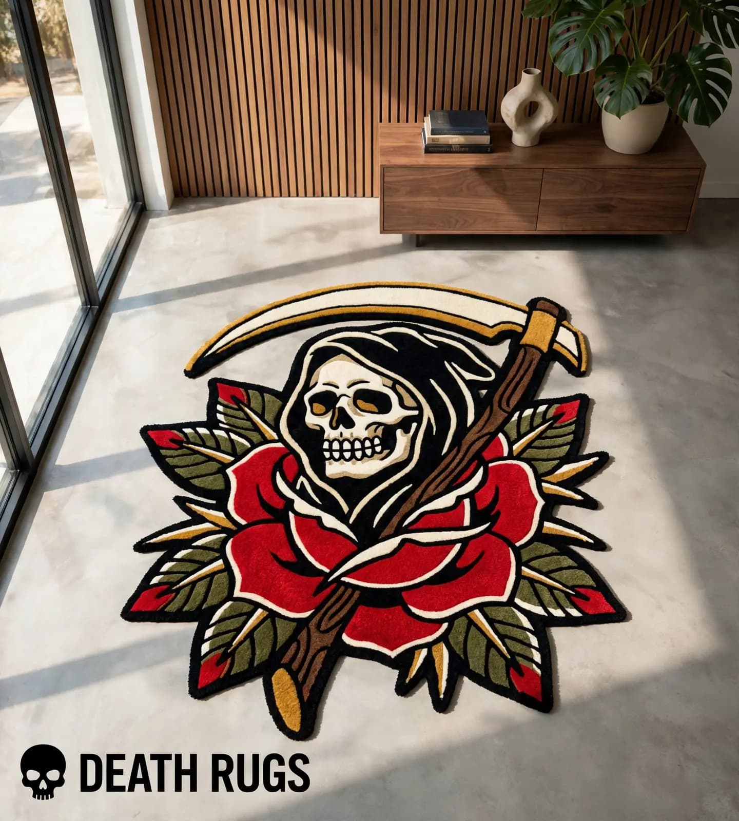 Grim Rose Scythe Rugs thumbnail 4