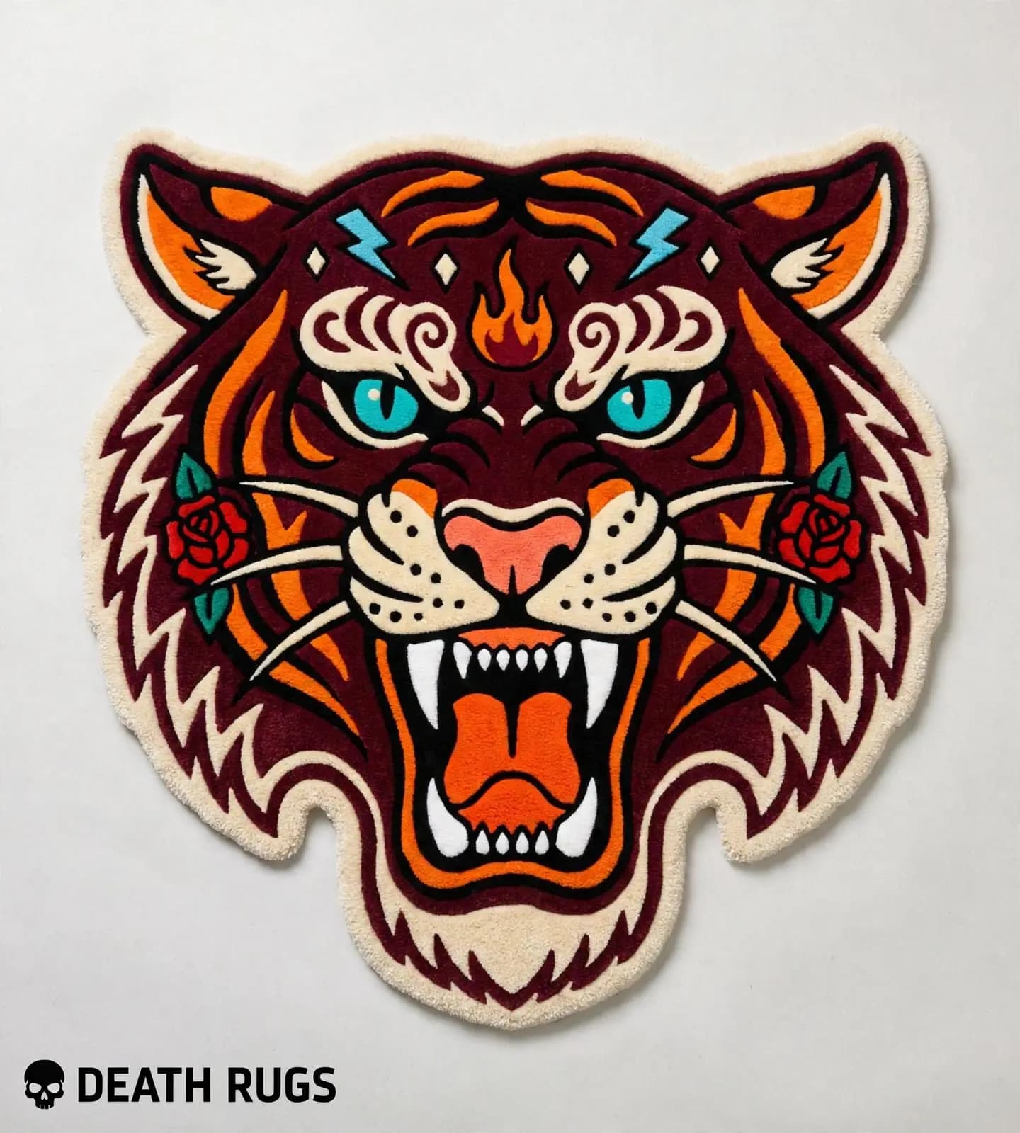 Crimson Flame Tiger Rugs