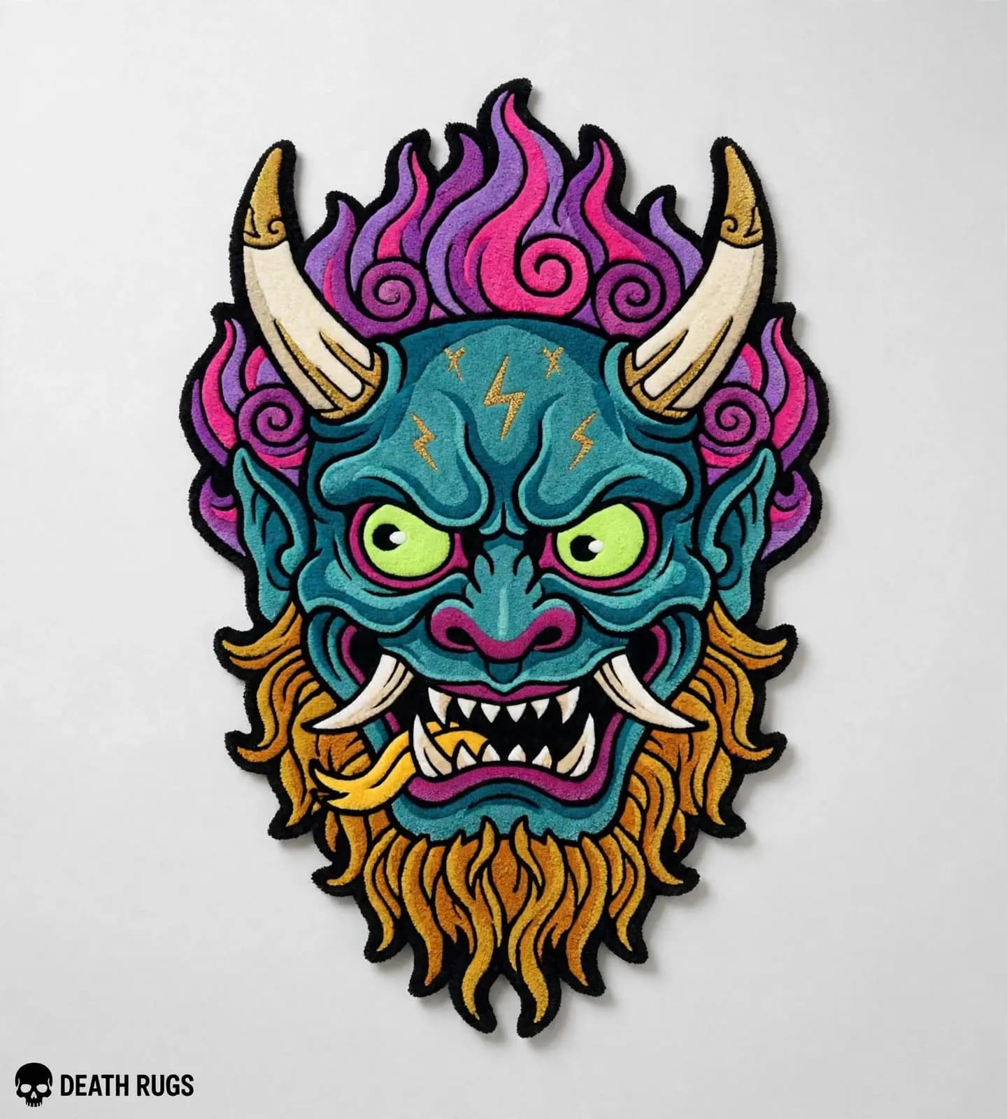 Thunder Flame Oni Rugs