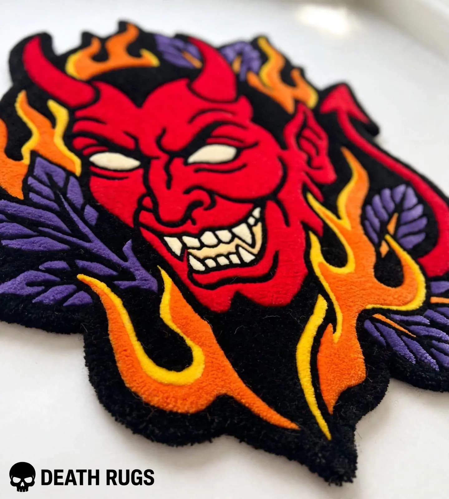Fiery Red Devil Rugs alternate