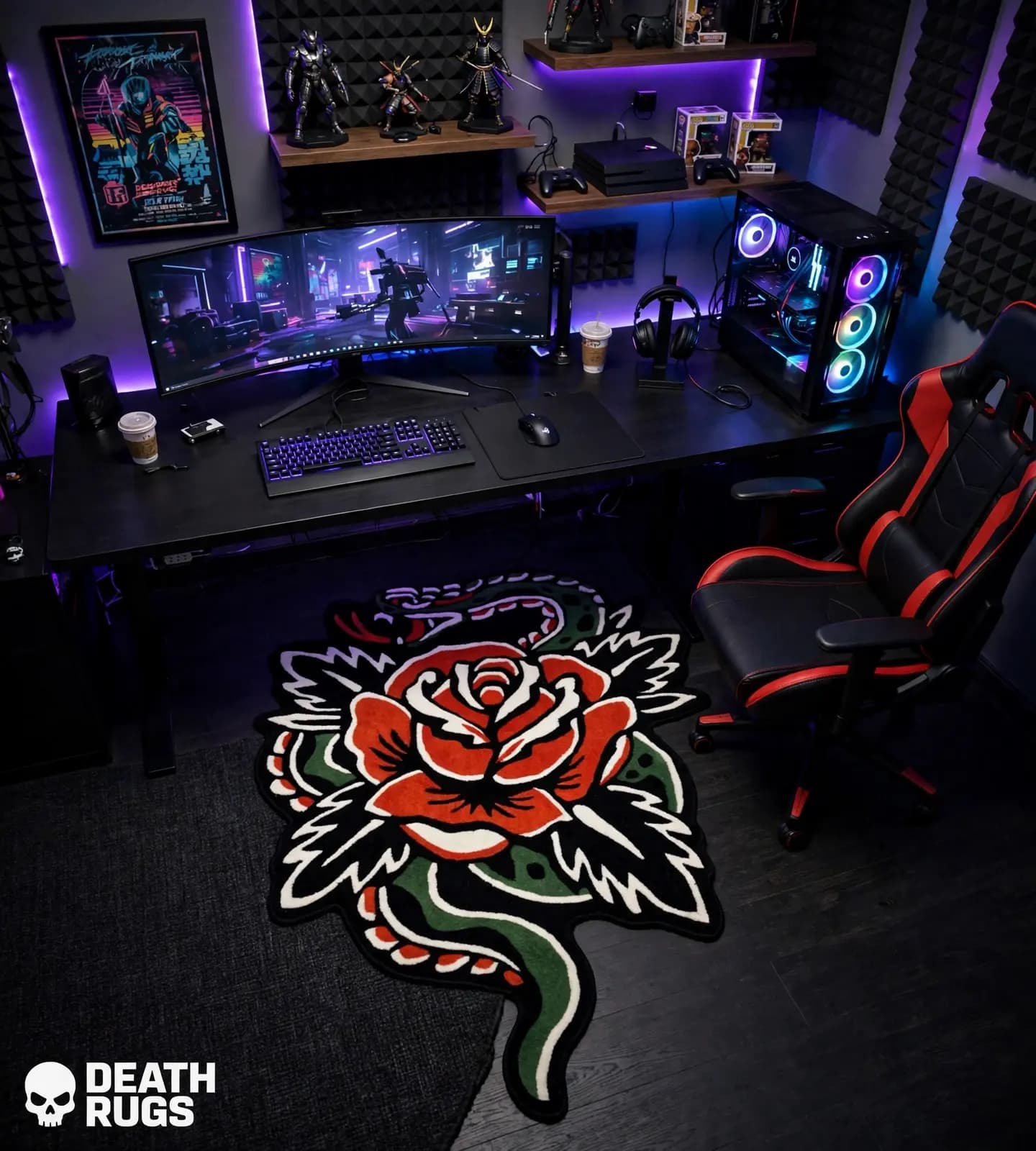 Serpent & Rose Rug thumbnail 8