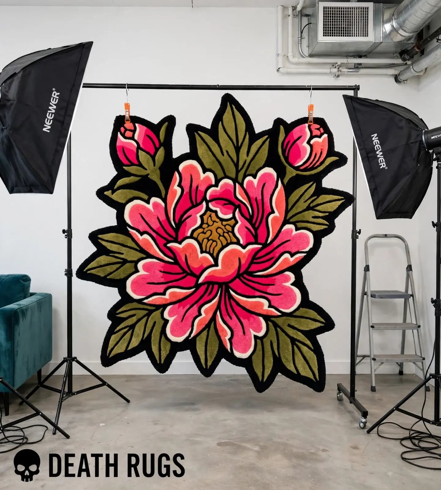 Japanese Peony Blossom Rugs thumbnail 3