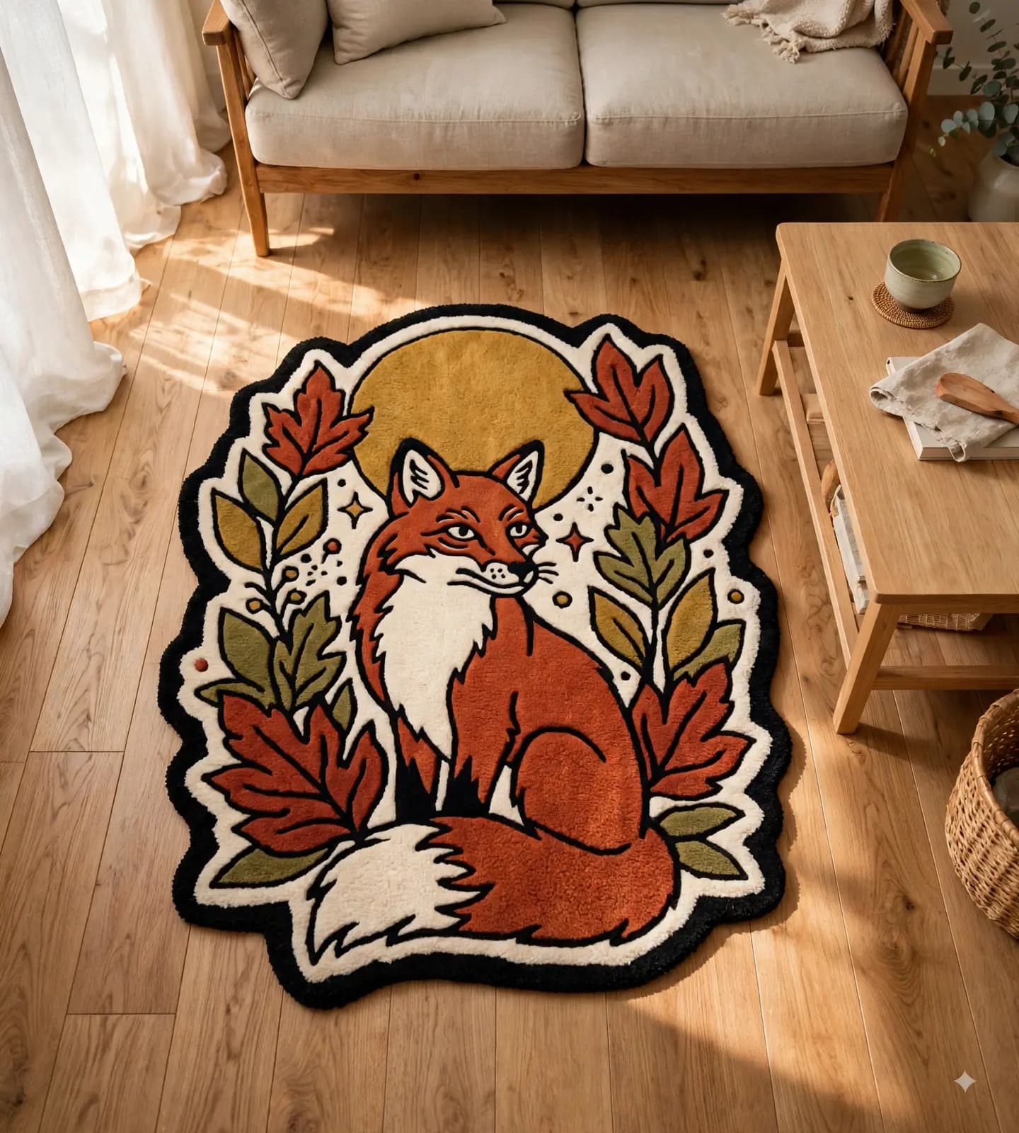 Autumn Fox & Golden Moon Rugs thumbnail 3