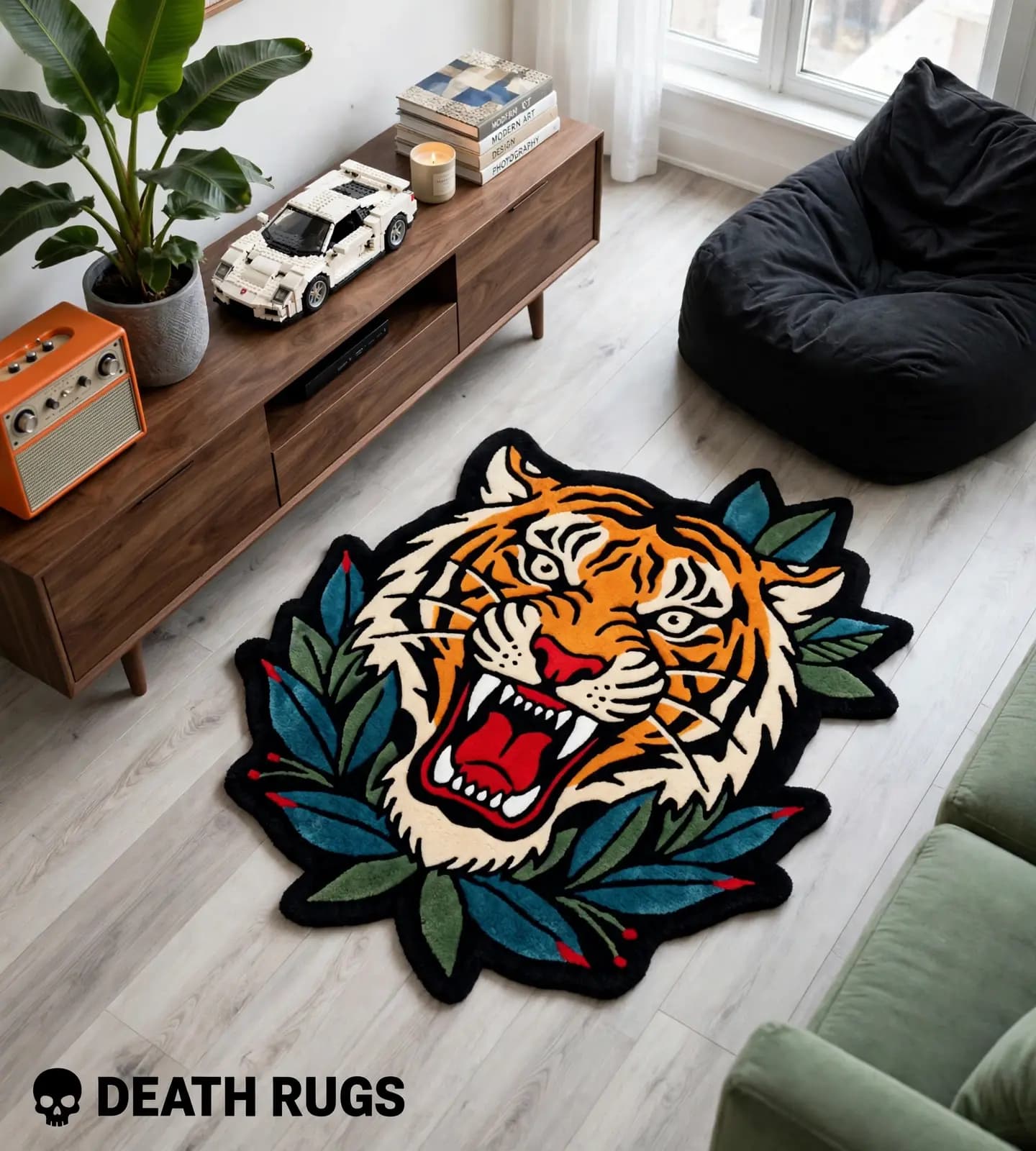 Roaring Bengal Tiger  Rugs thumbnail 7