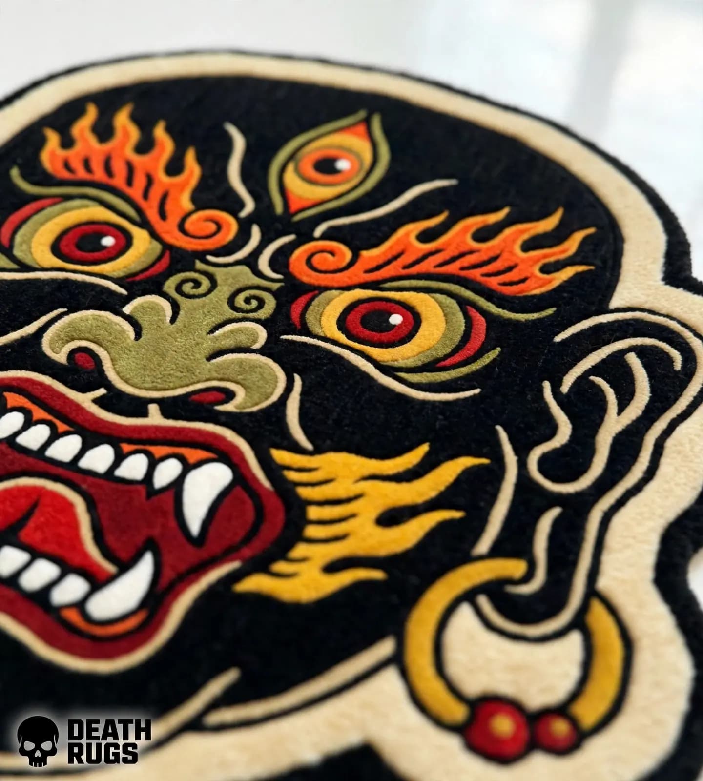 Mahakala Demon Mask Rugs alternate