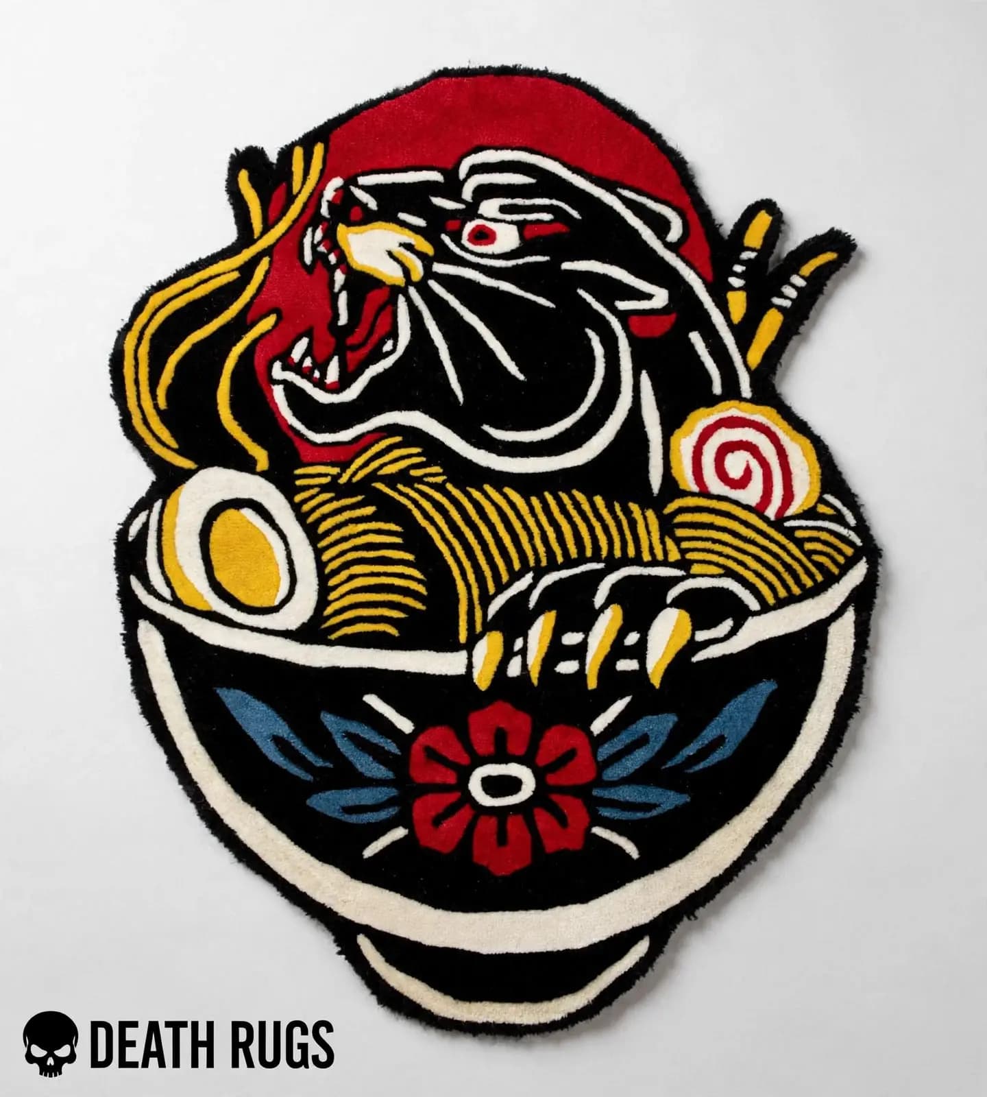 Panther Ramen Bowl Rugs