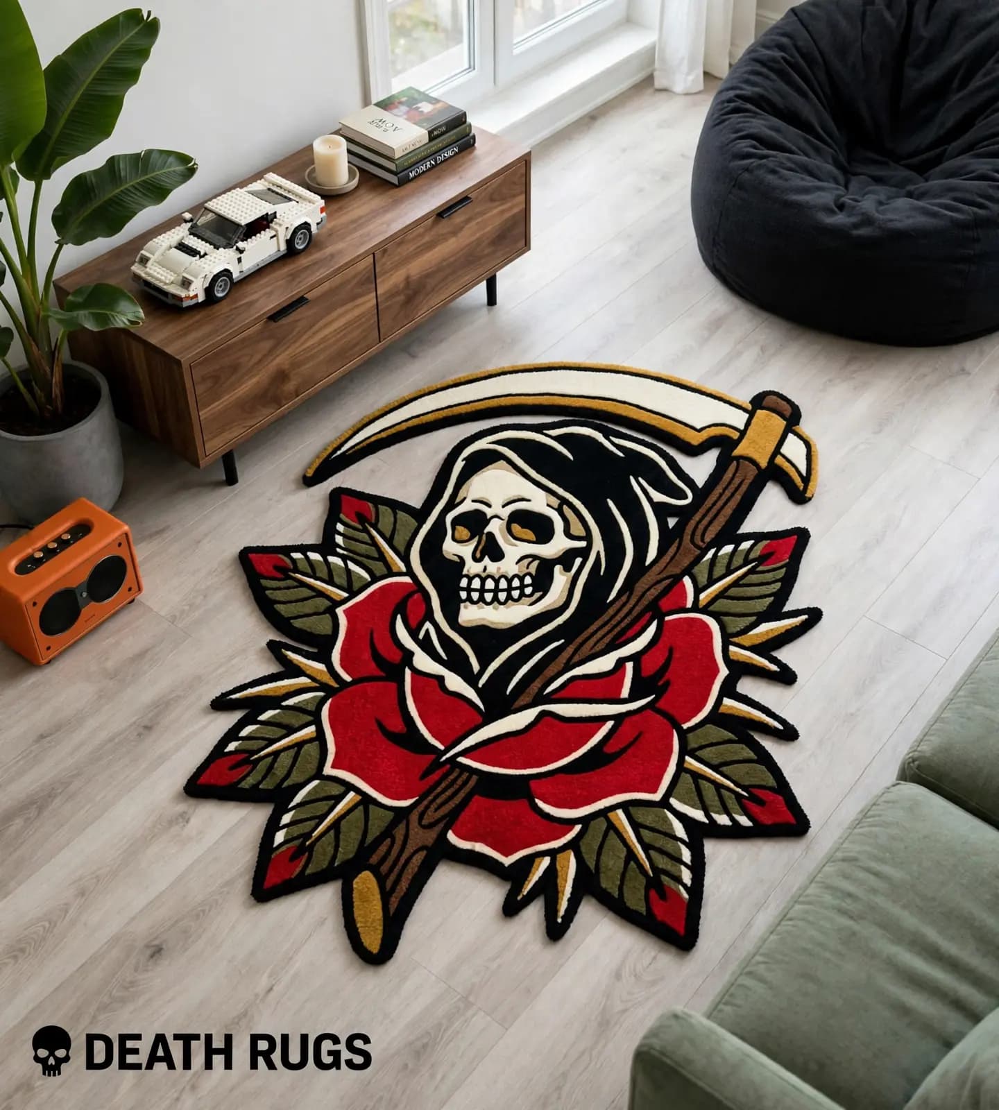 Grim Rose Scythe Rugs thumbnail 5