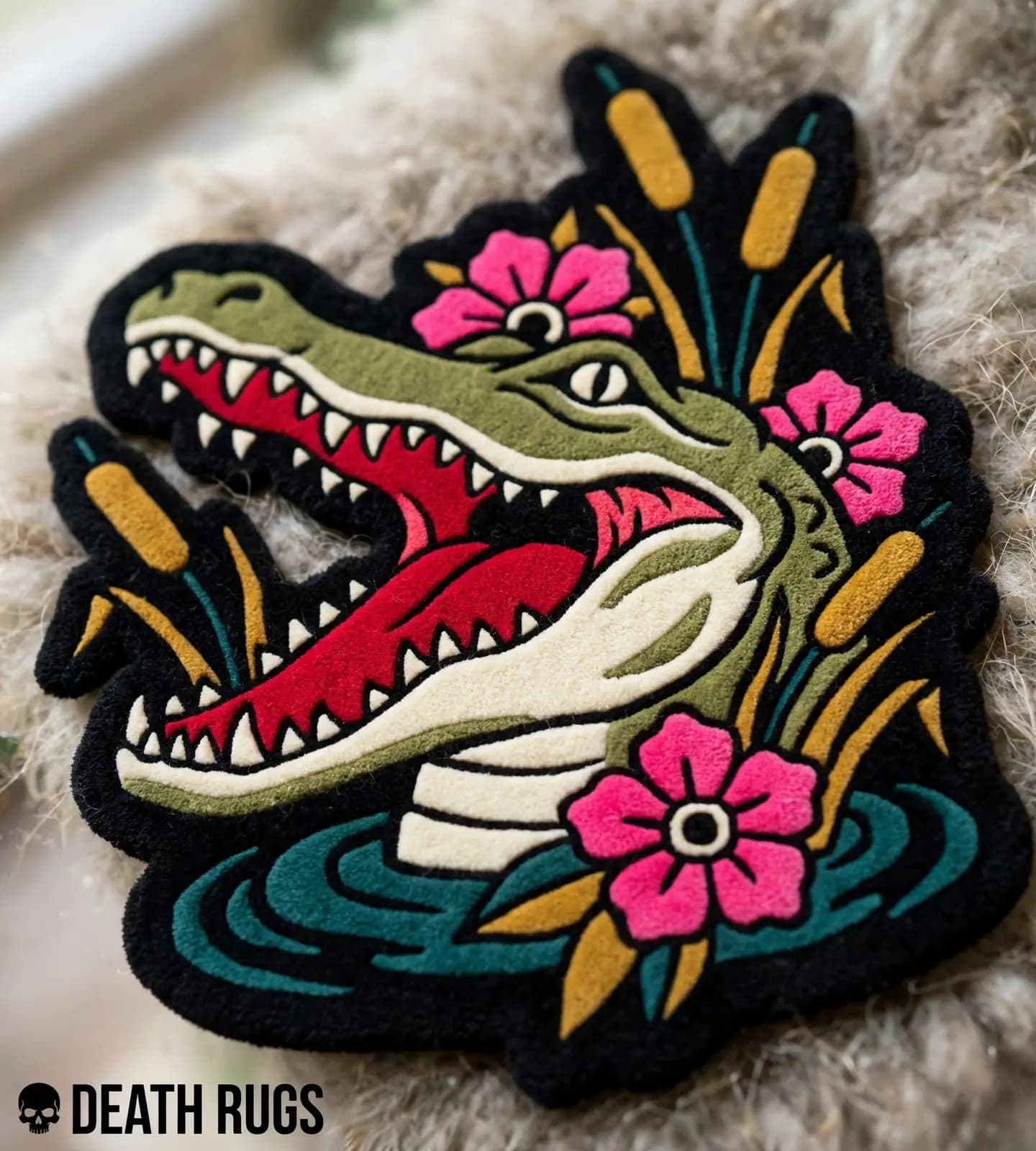 Swamp Alligator Rugs