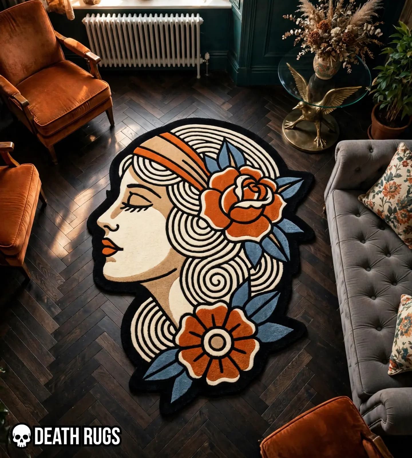 Traditional Rose Maiden Rugs thumbnail 4