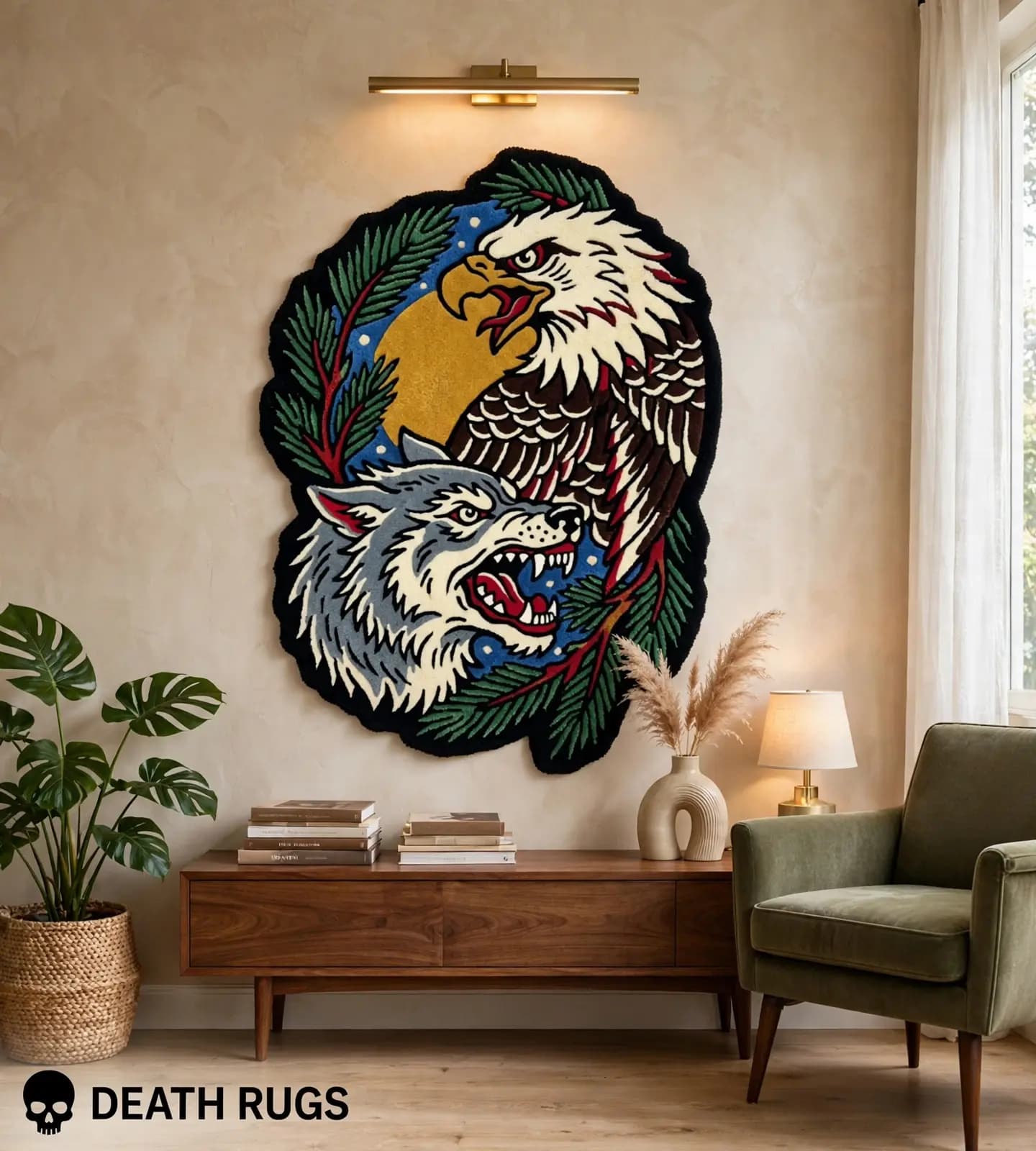 Eagle and Timberwolf Rugs thumbnail 5