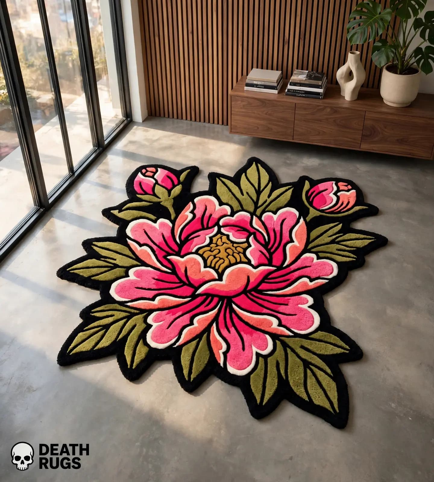 Japanese Peony Blossom Rugs thumbnail 4