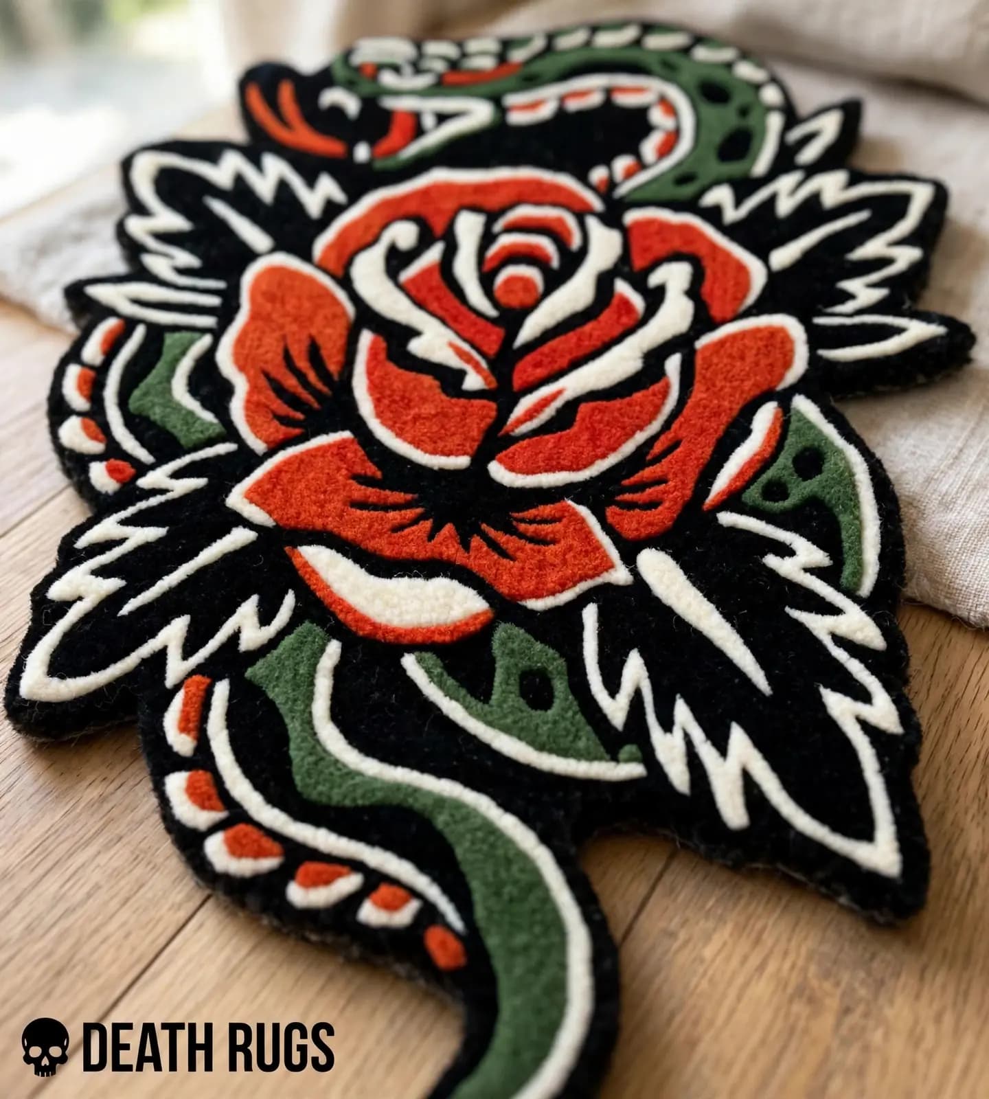 Serpent & Rose Rug thumbnail 6