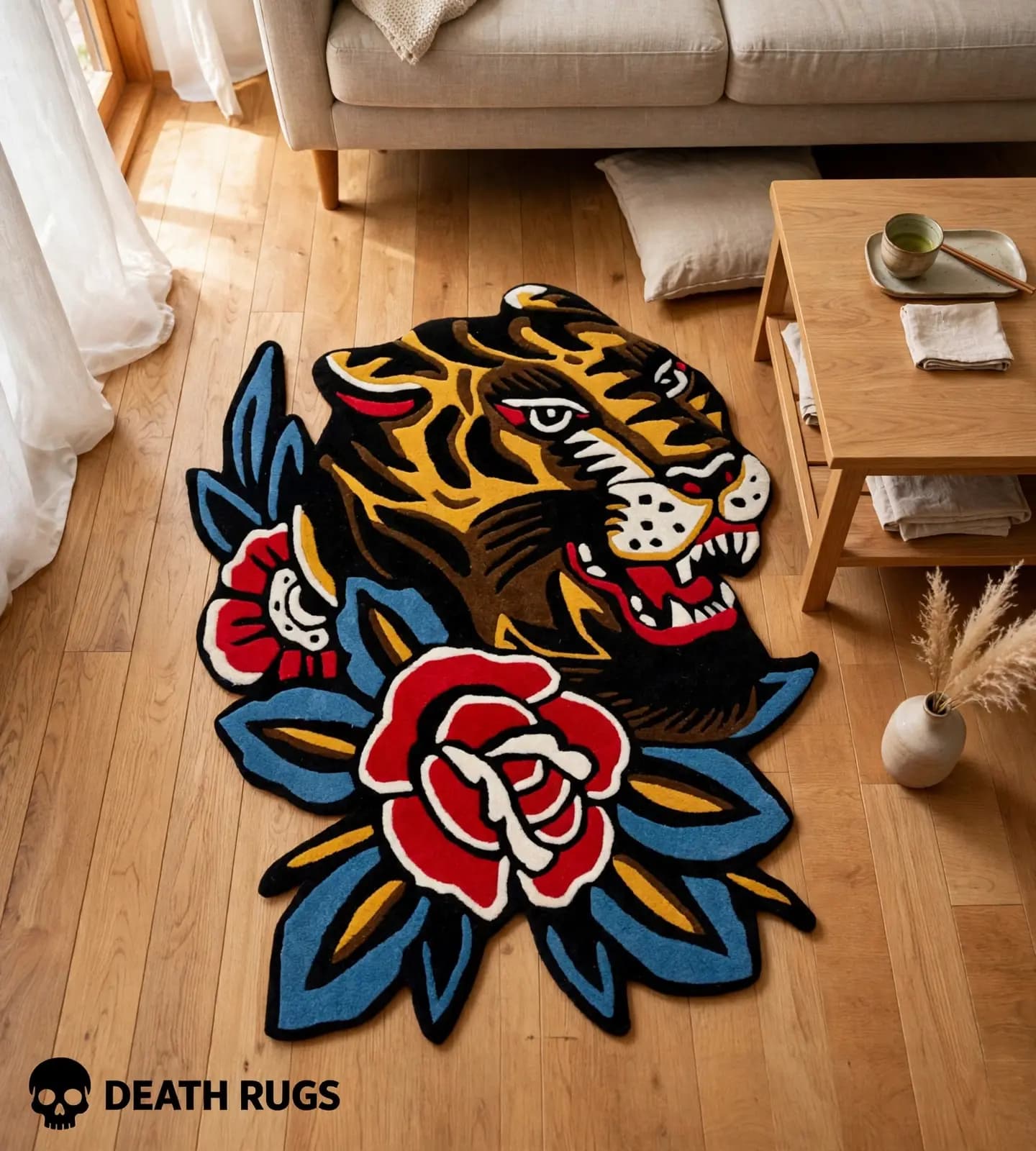 Tiger Rose Bloom Rugs alternate