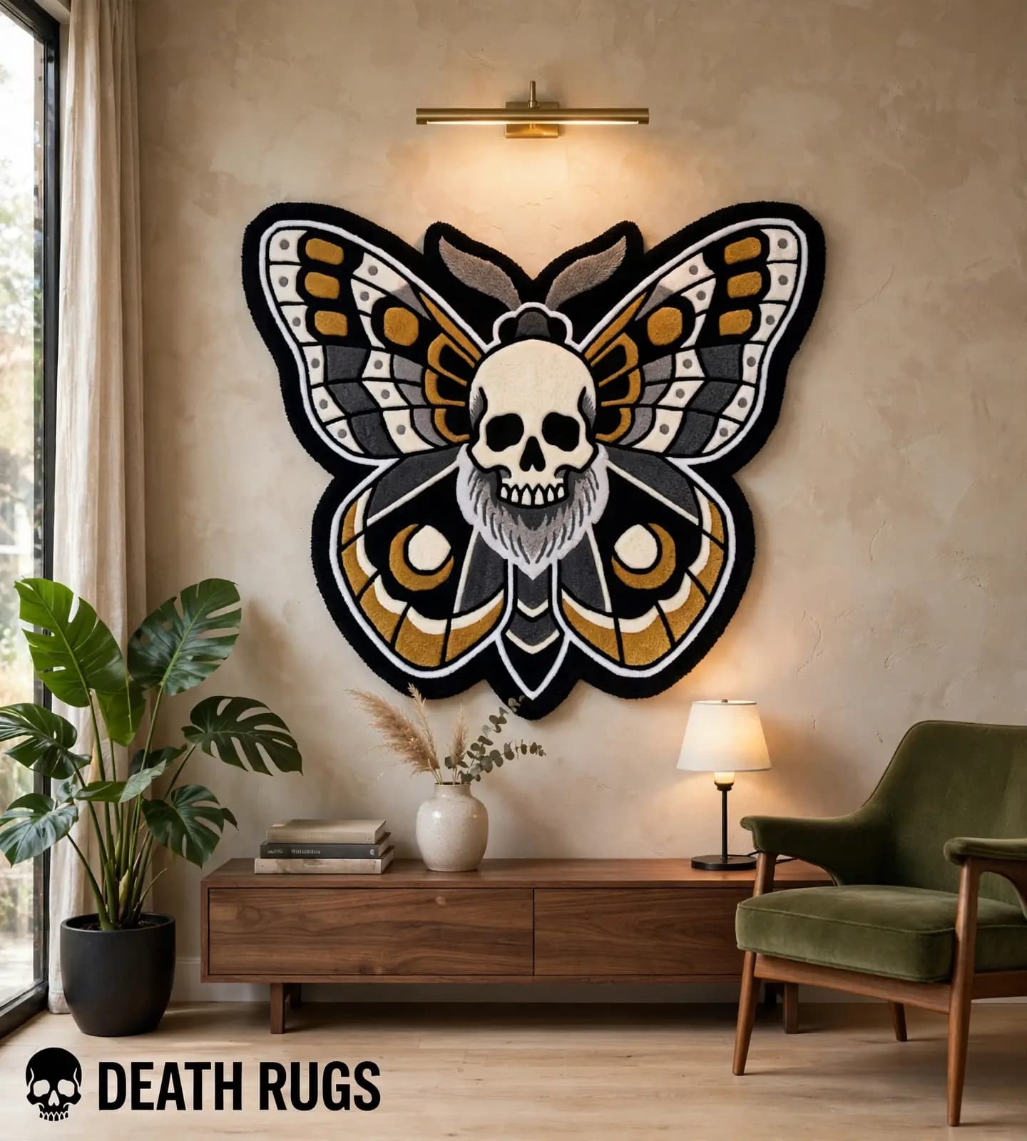 Death Head Moth Rugs thumbnail 3