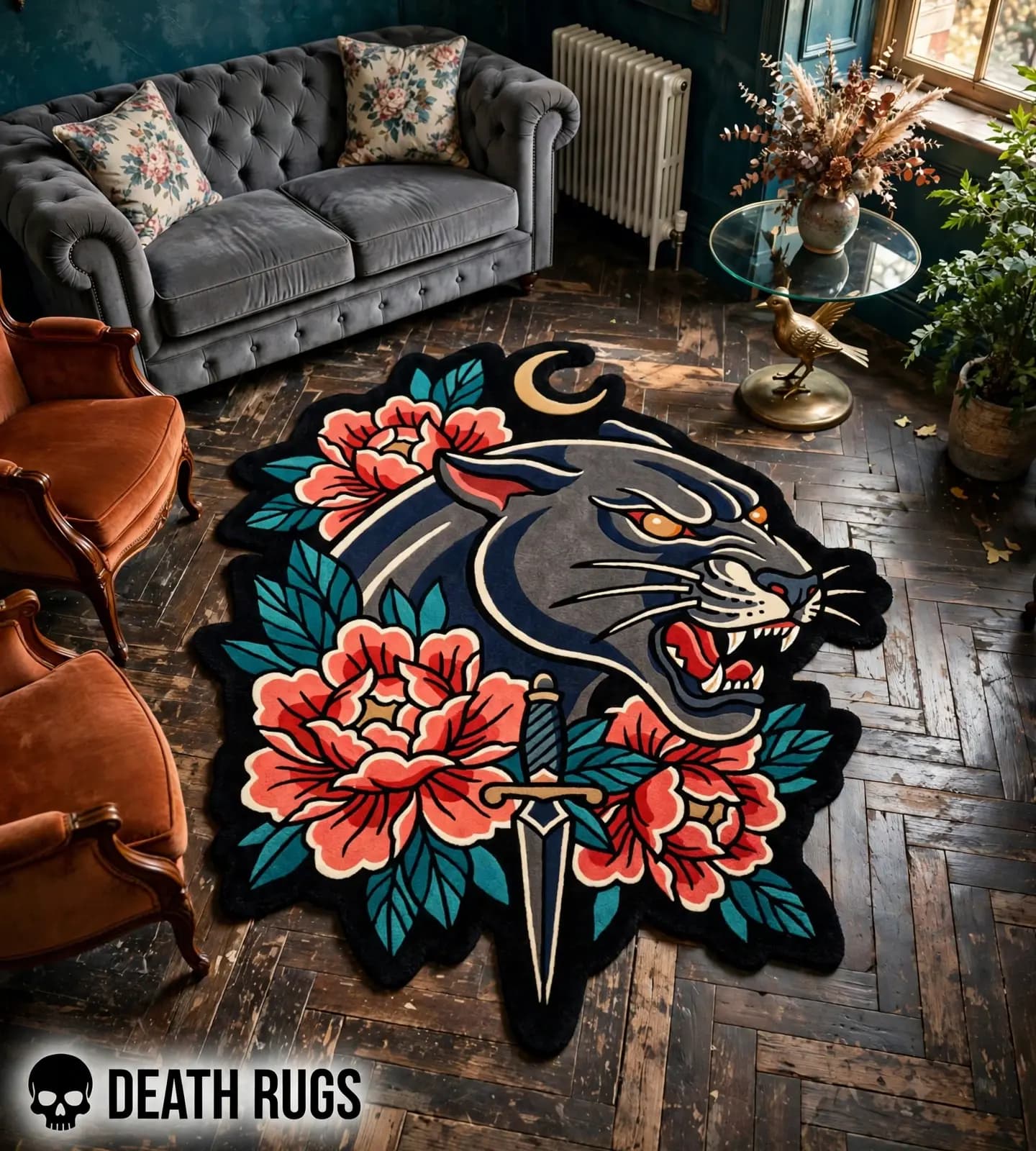 Shadow Panther Dagger Rugs thumbnail 6