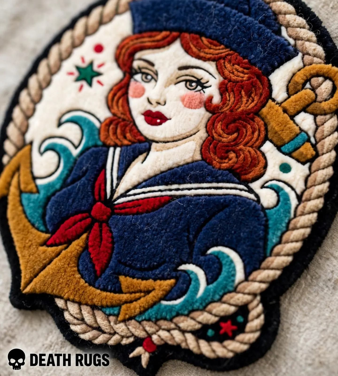 Sailor Girl & Golden Anchor Rugs thumbnail 8
