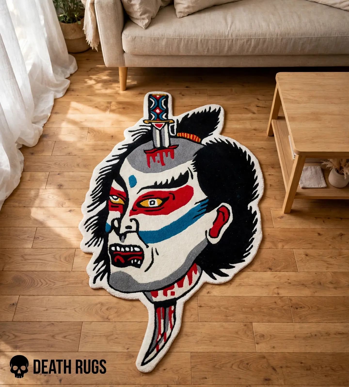 Samurai Dagger Head Rugs alternate