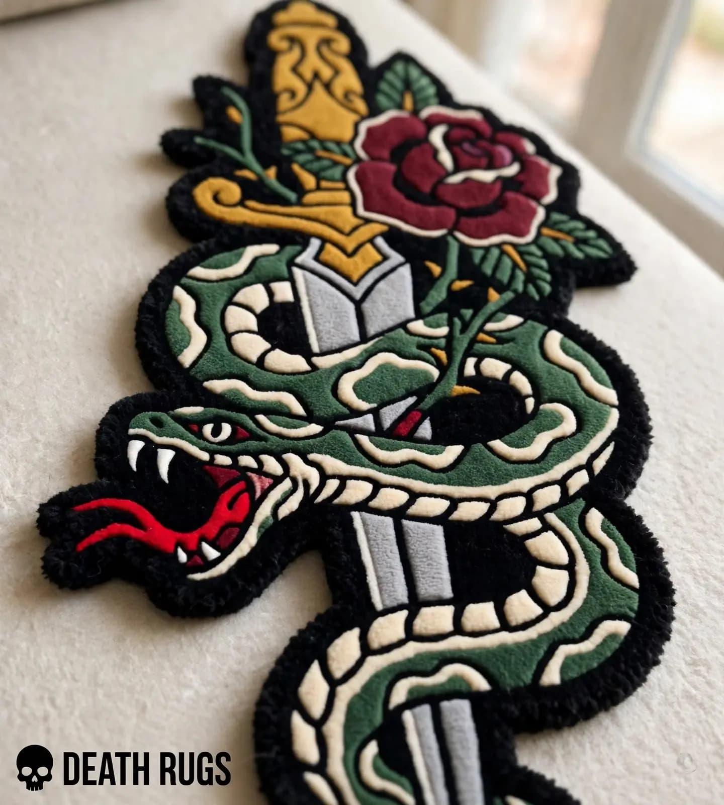 Dagger, Serpent & Rose Rugs thumbnail 6