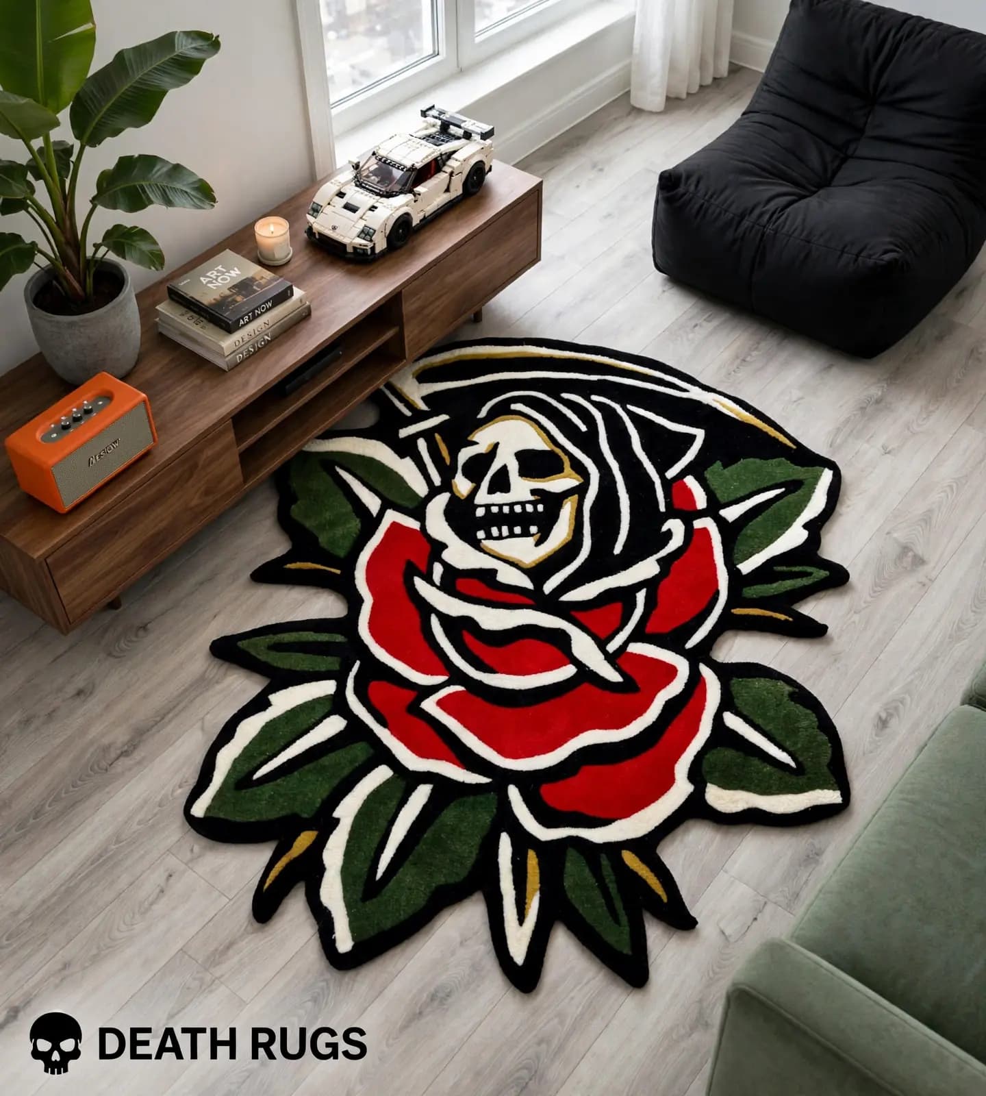 Reaper's Crimson Rose Rugs thumbnail 4